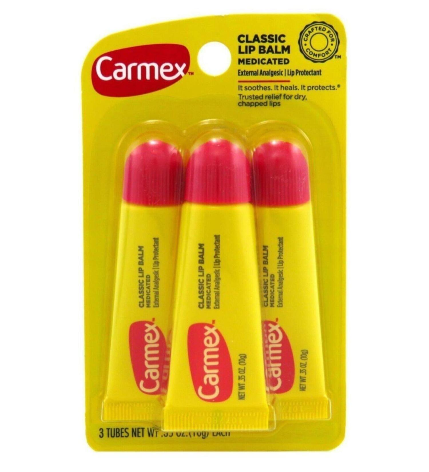 Carmex Classic 3 Pack Lip Balm 3 X 10 G.