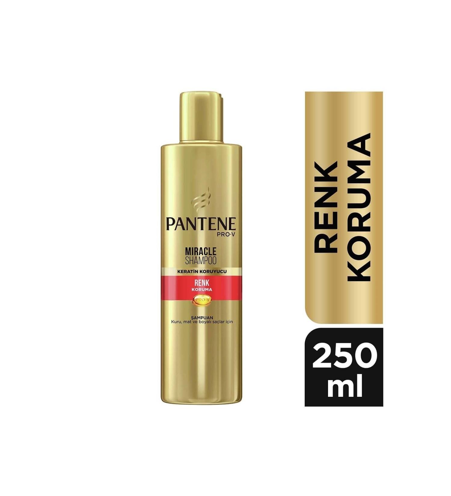 Pantene Shampoo Color Protection Keratin Protector 250 ml For Dry Dull and Colored Hair - Buy Online on GoSupps.com