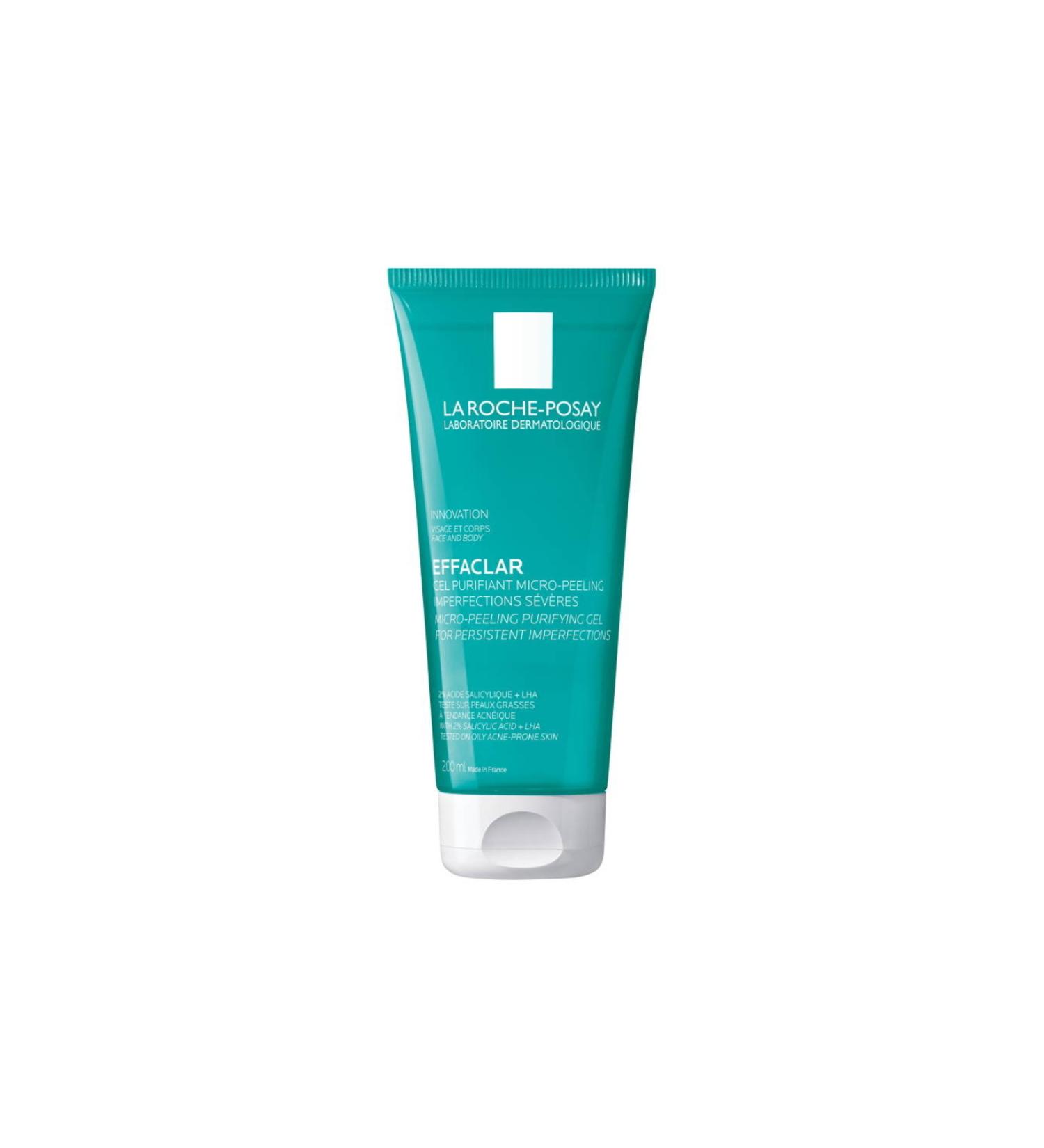 La Roche Posay Effaclar Micro-Peeling Cleansing Gel for Acne Prone and Oily Skin 200 ml