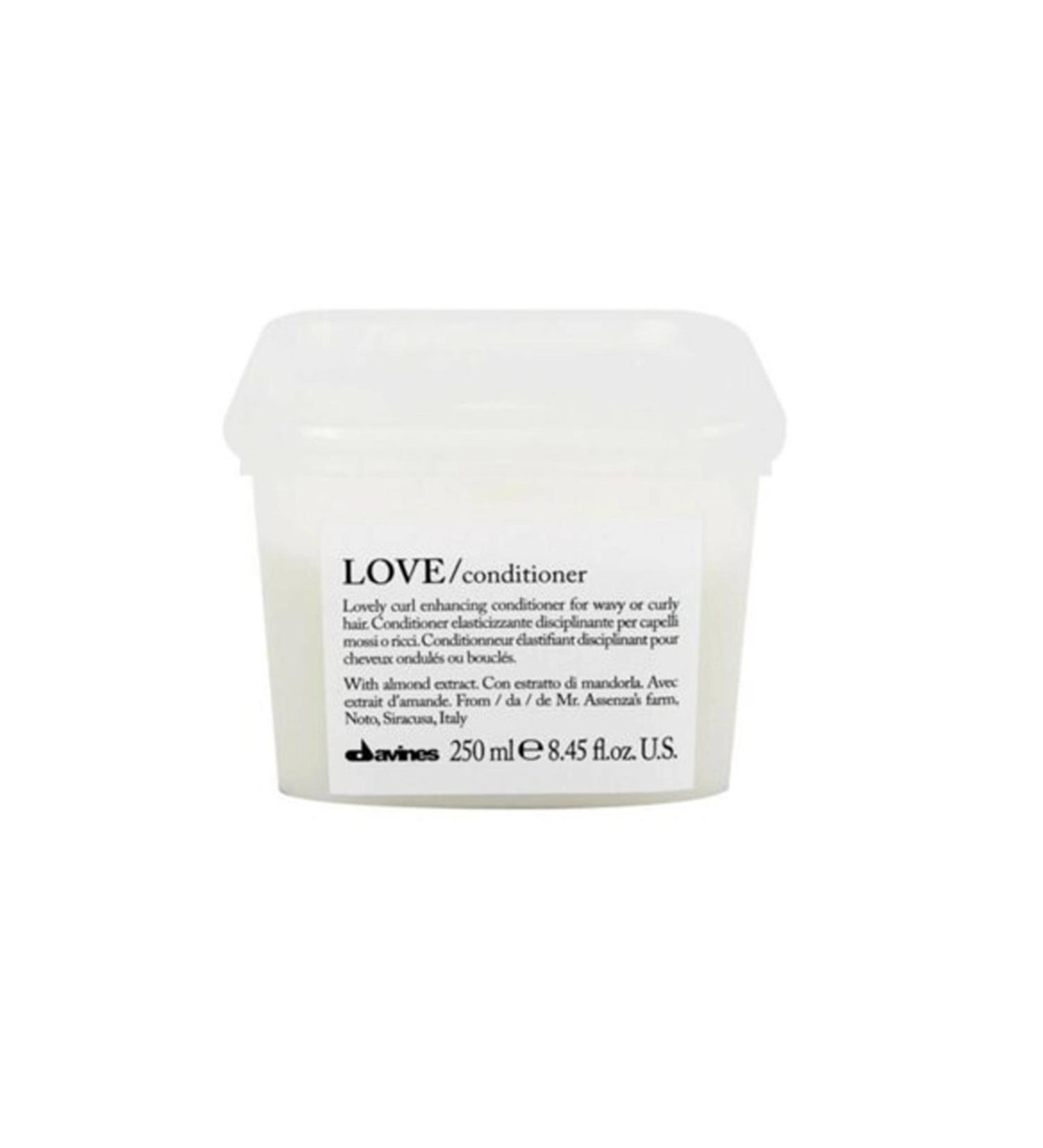 Davines Love Curl Rice Oil Extract Softening & Shine Hair Care Cream 250ml BSecrets.X130