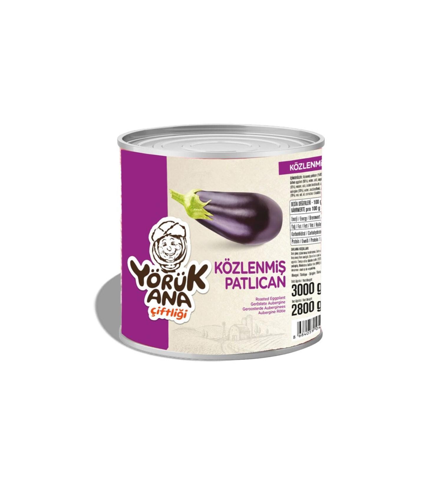 Y R K MAIN FARM Y R K MAIN Roasted Eggplant Tin 3 KG
