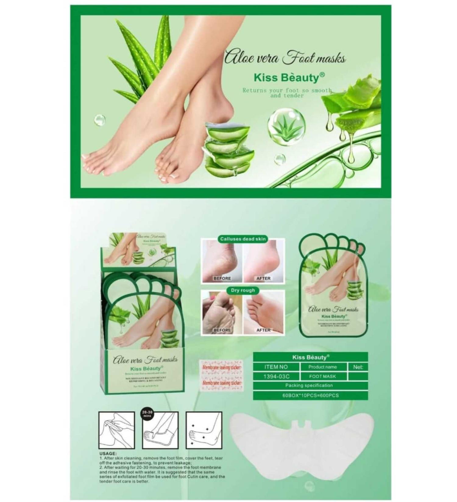 Kiss FOOT CARE MASK 10 PIECES