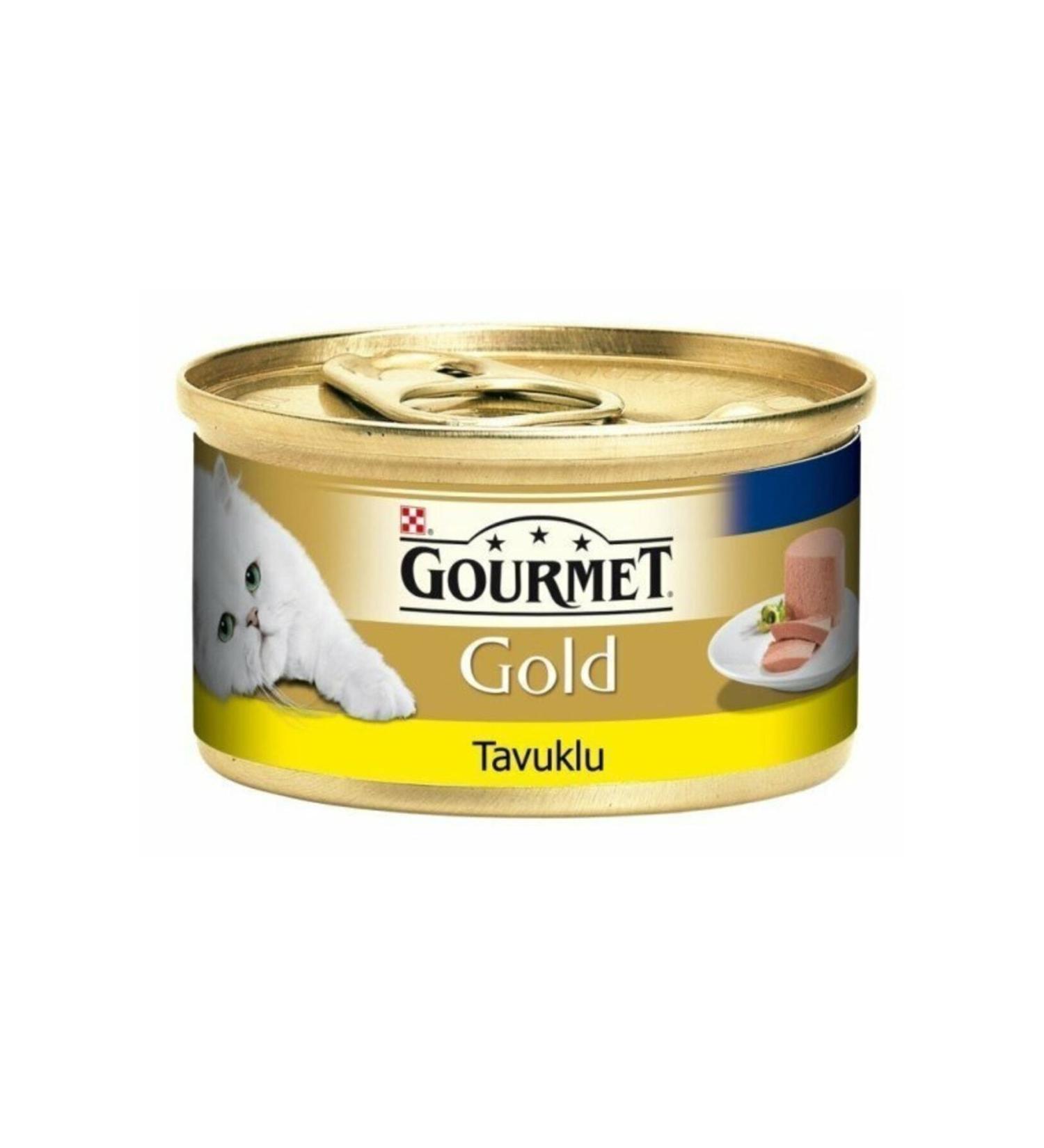 Gourmet Gold Minced Chicken Cat Wet Food 85 gr 12 Liters