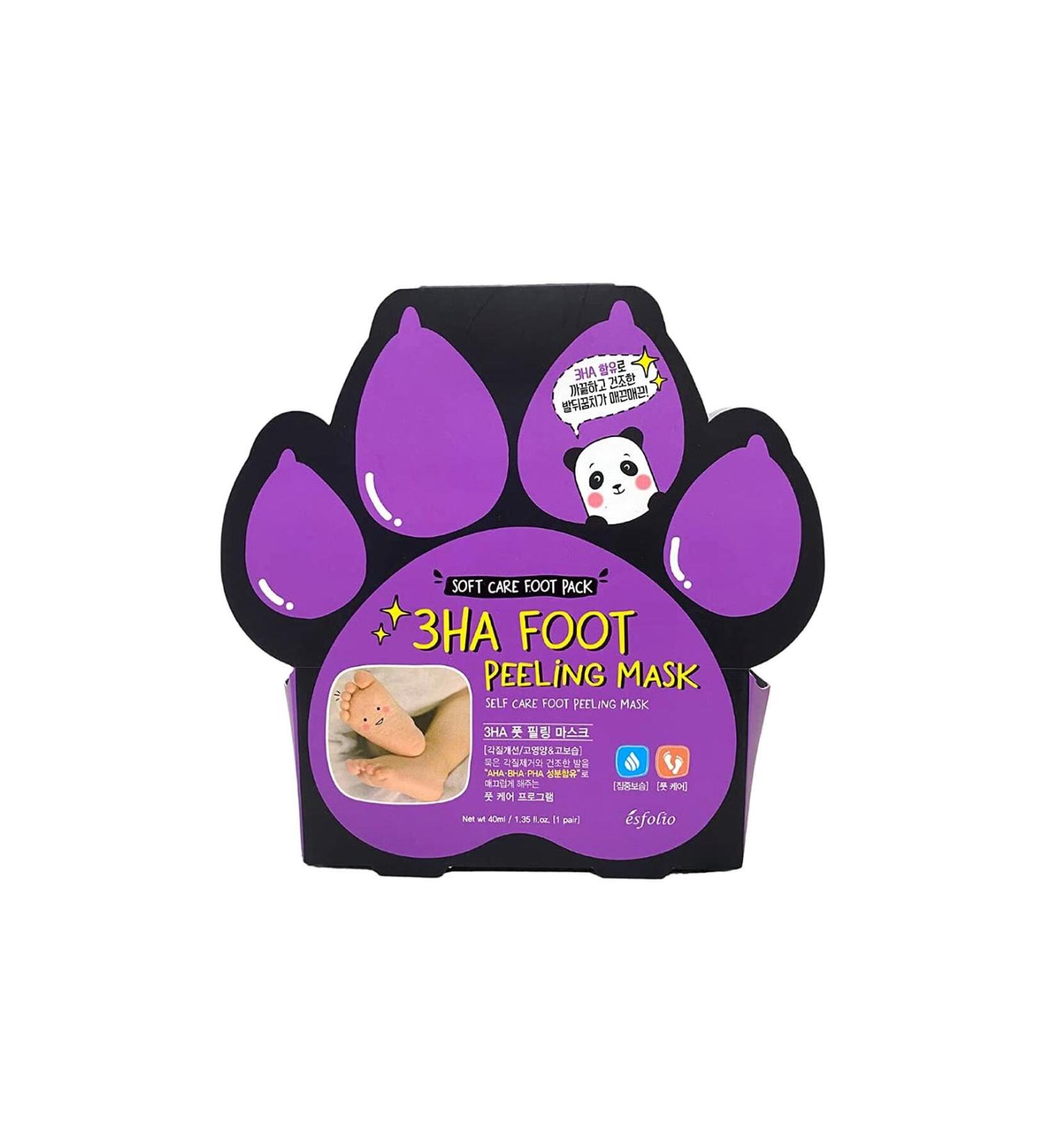 Esfolio Foot Peeling Sock Mask Peeling Foot Mask 3ha Foot Peeling Mask - Buy Online on GoSupps.com