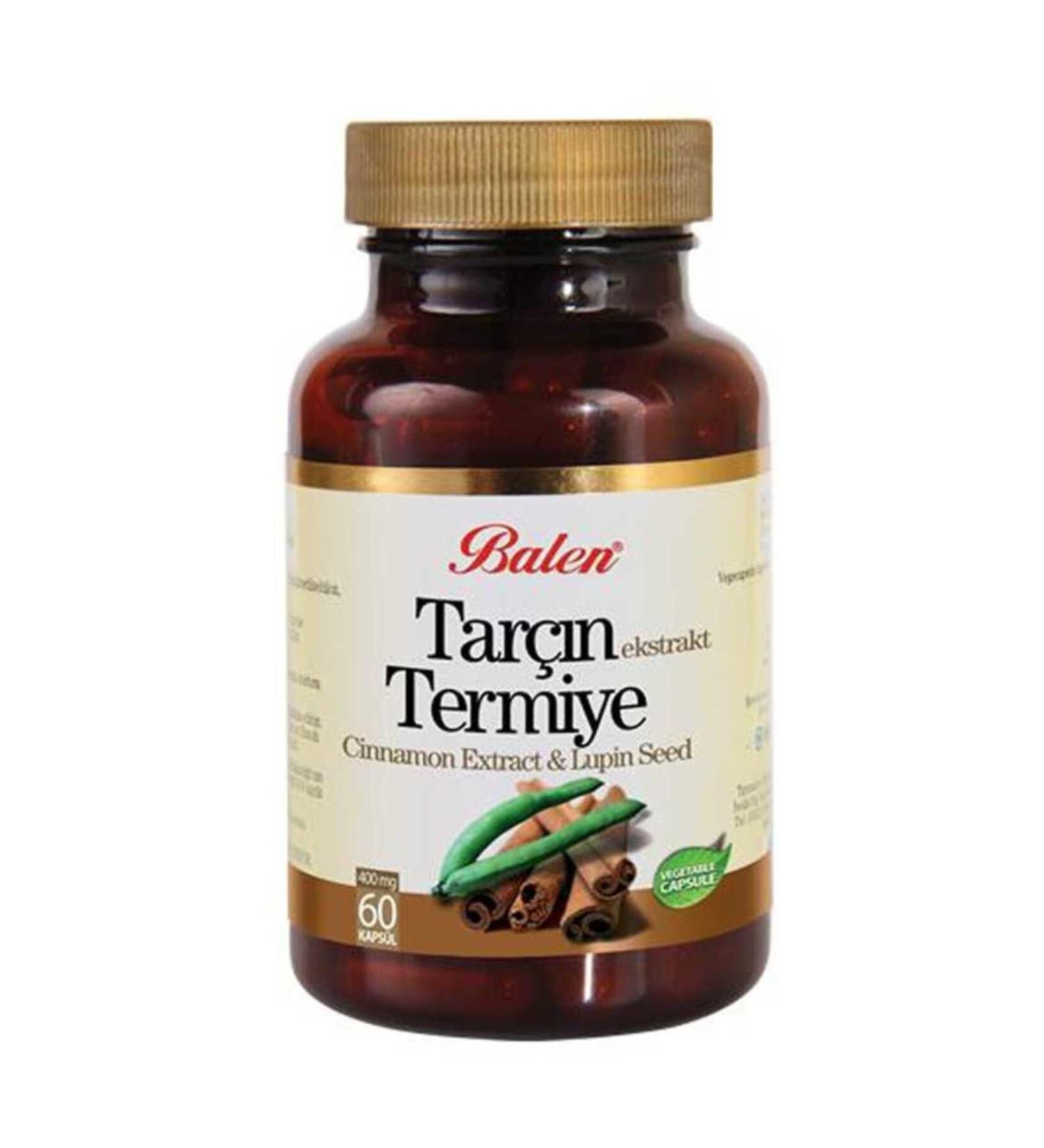 Balen Cinnamon & Termiye Capsule 300 Mg 60 Capsules Balen