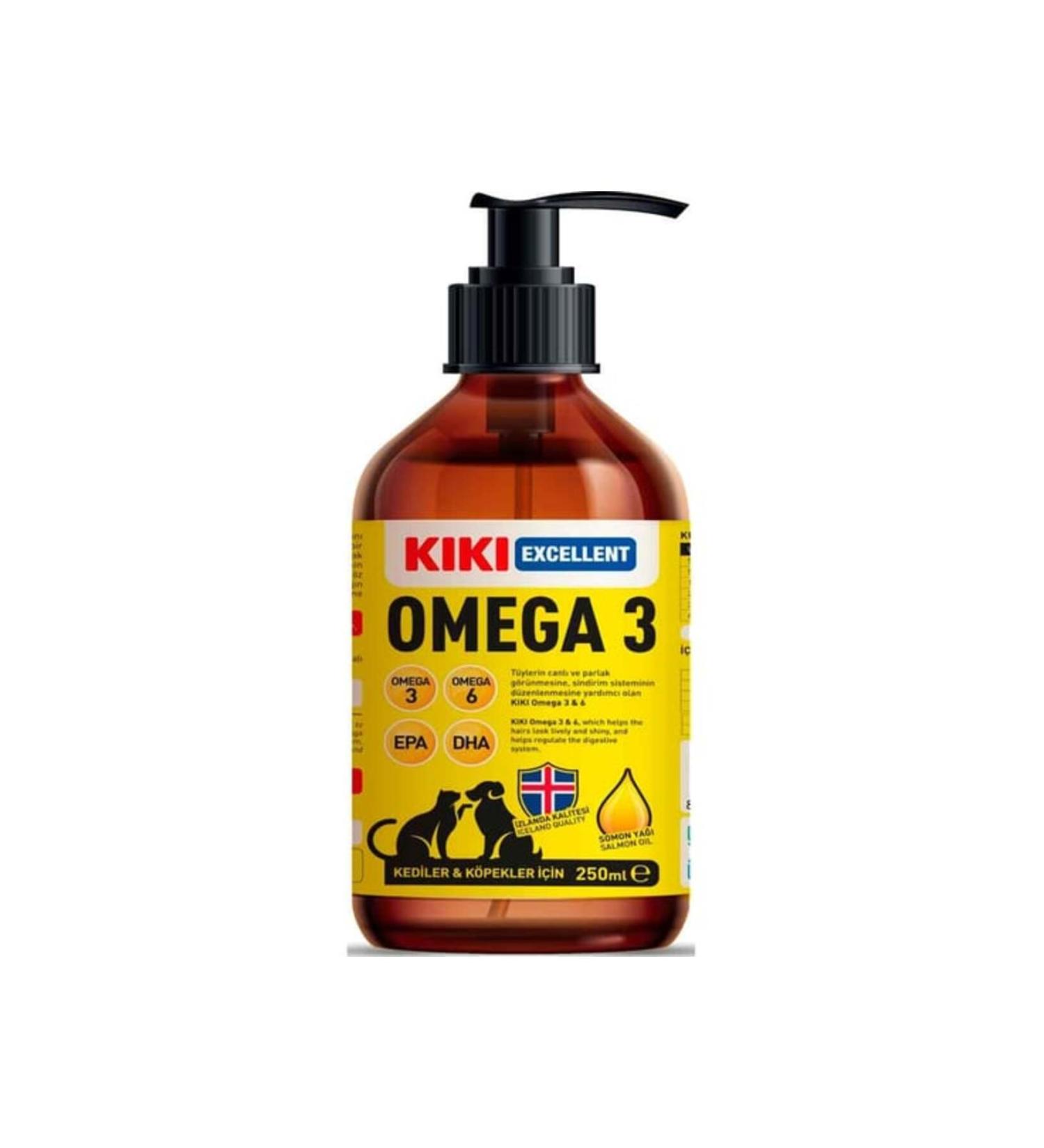 Kiki EXCELLENT OMEGA 3 FISH OIL FOR CATS AND DOGS 250 ML
