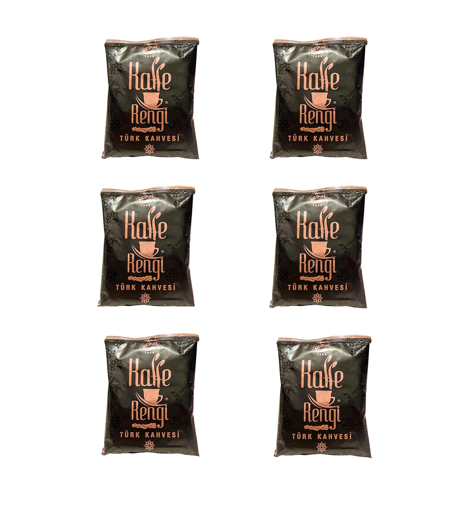 Peshkur CAFFE-COLOR Turkish Coffee gr x 6 Pieces