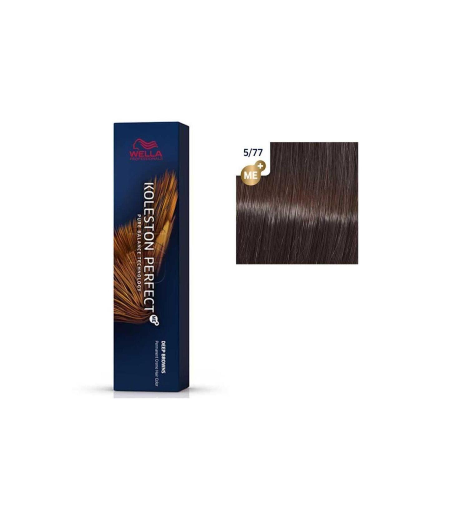 Wella Koleston Perfect Me+Super 5/77 Moka Permanent Hair Dye Tube 60ML DKProduct479