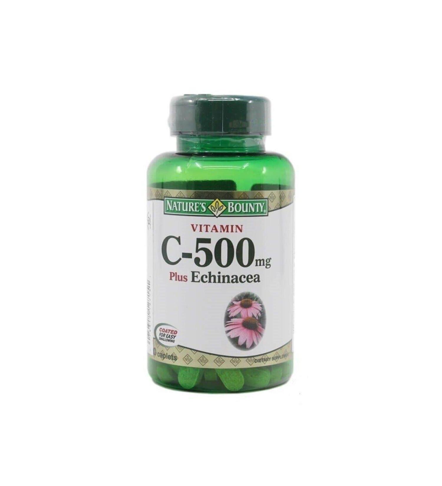 Natures Bounty Vitamin C 500 Mg Plus Echinacea 100 Tablets