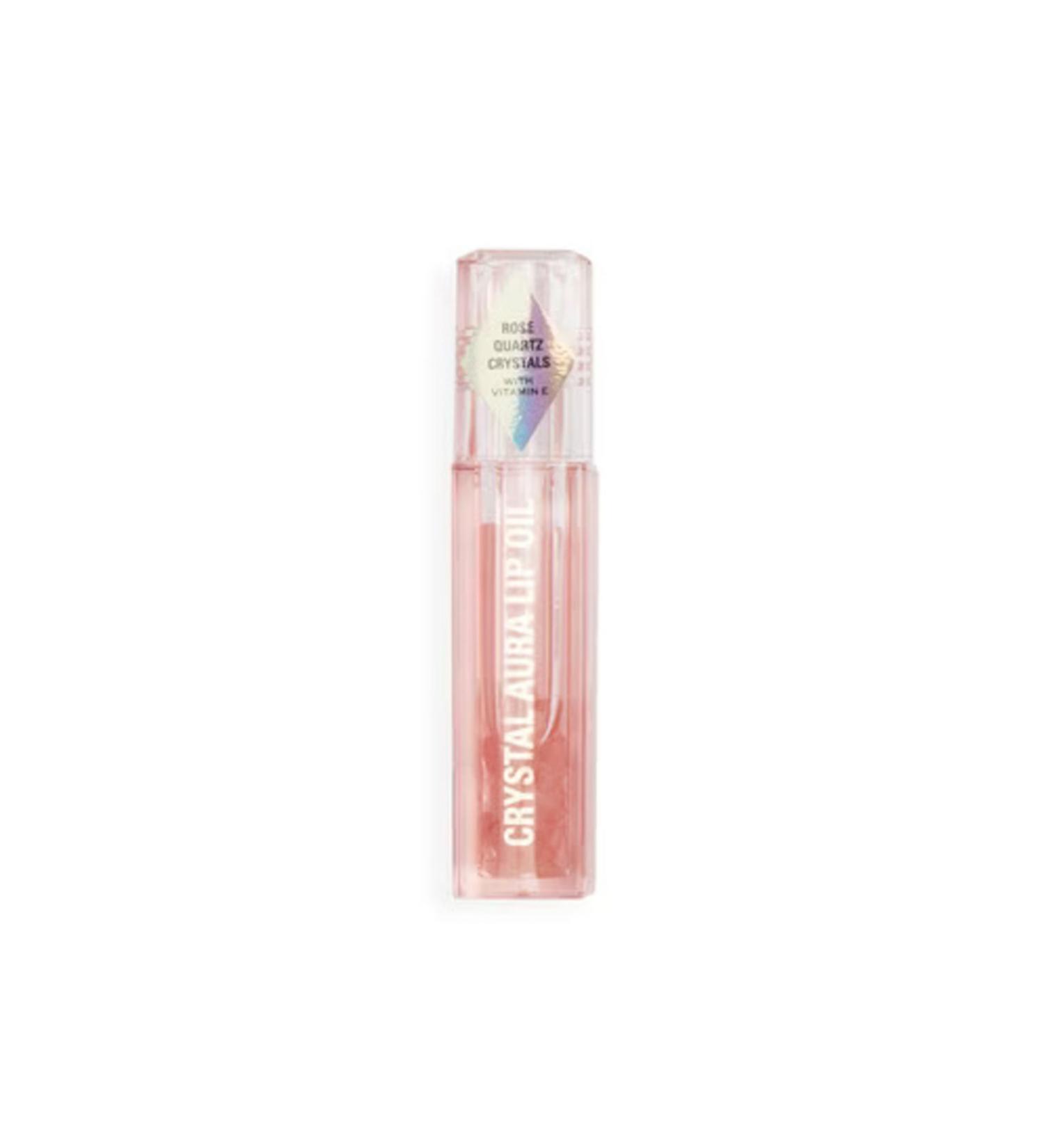 Revolution Crystal Aura Lip Oil Rose Quartz