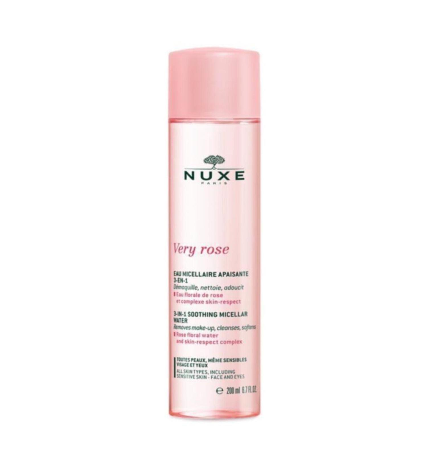 Nuxe Very Rose 3 In 1 Moisturizing Cleansing Water 200 DEMBA127