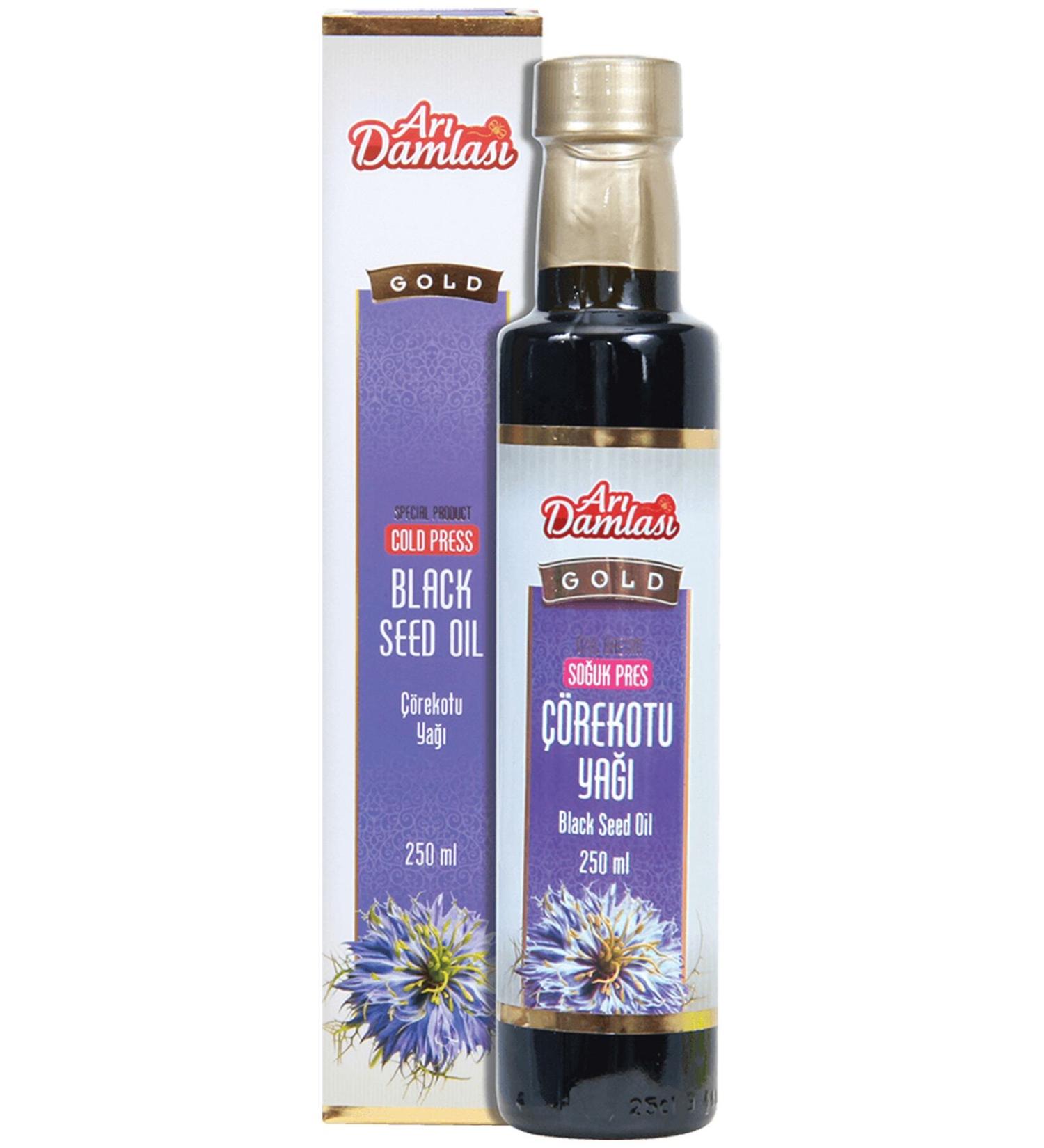 Bee Drops Organic % Herbal Cold Pressed Black Cumin Oil 250 Ml