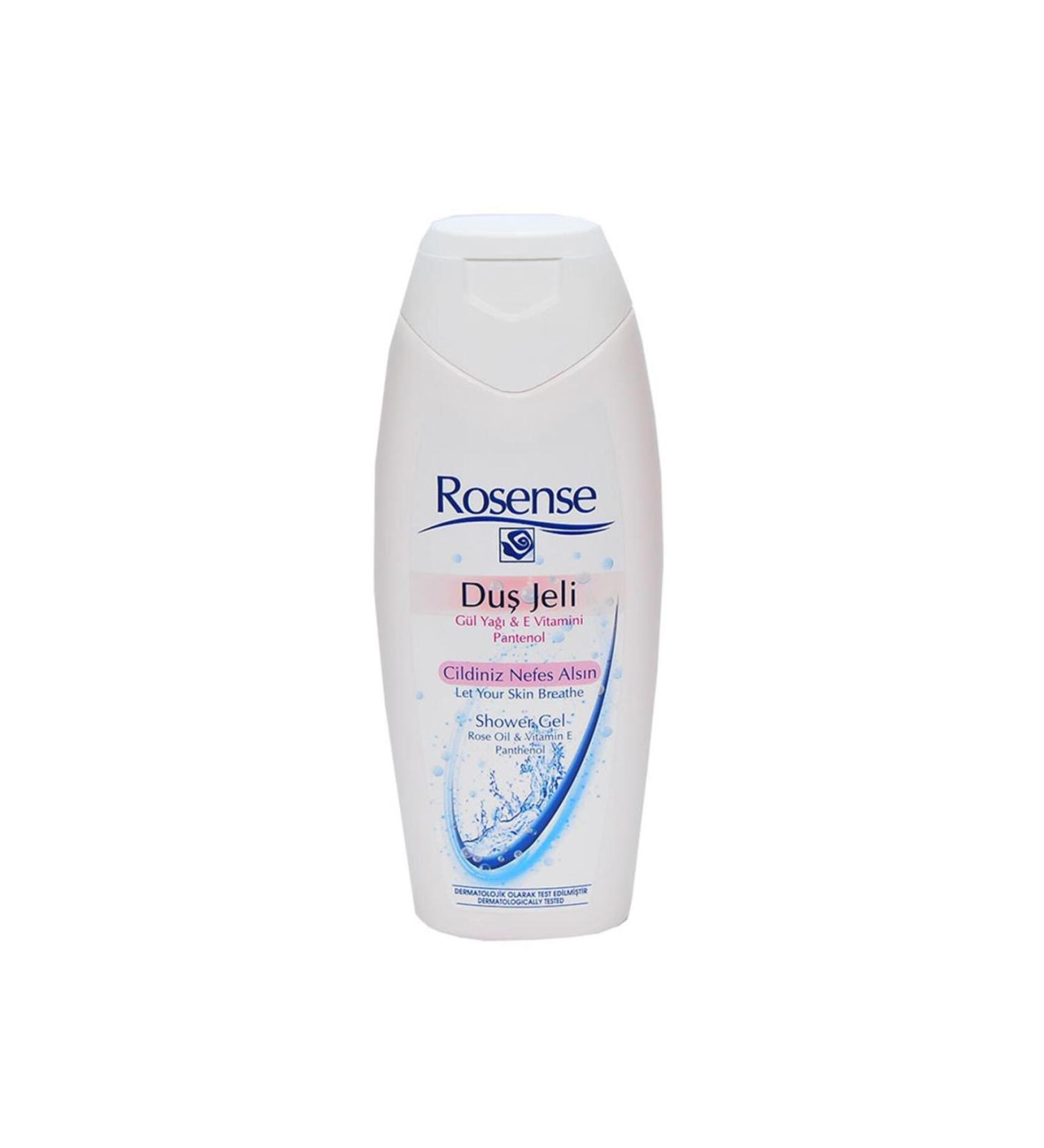 Rosense Rose Oil Vitamin E Shower Gel 400ml - Buy Online on GoSupps.com