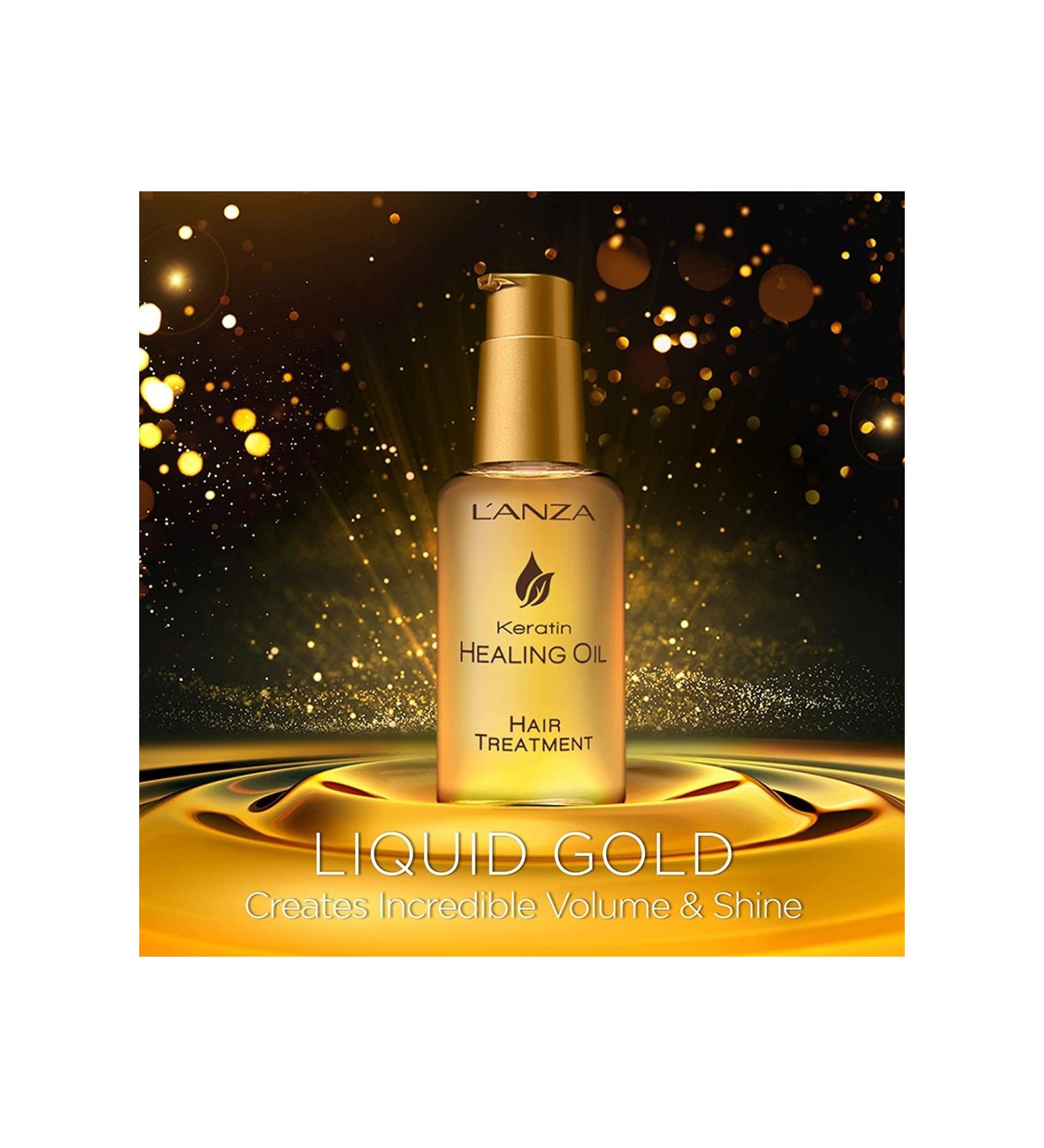 L'anza Keratin Healing Oil - Hair Treatment Serum Cleansing and Softening Hair 3.4floz ECBeauty!Q205