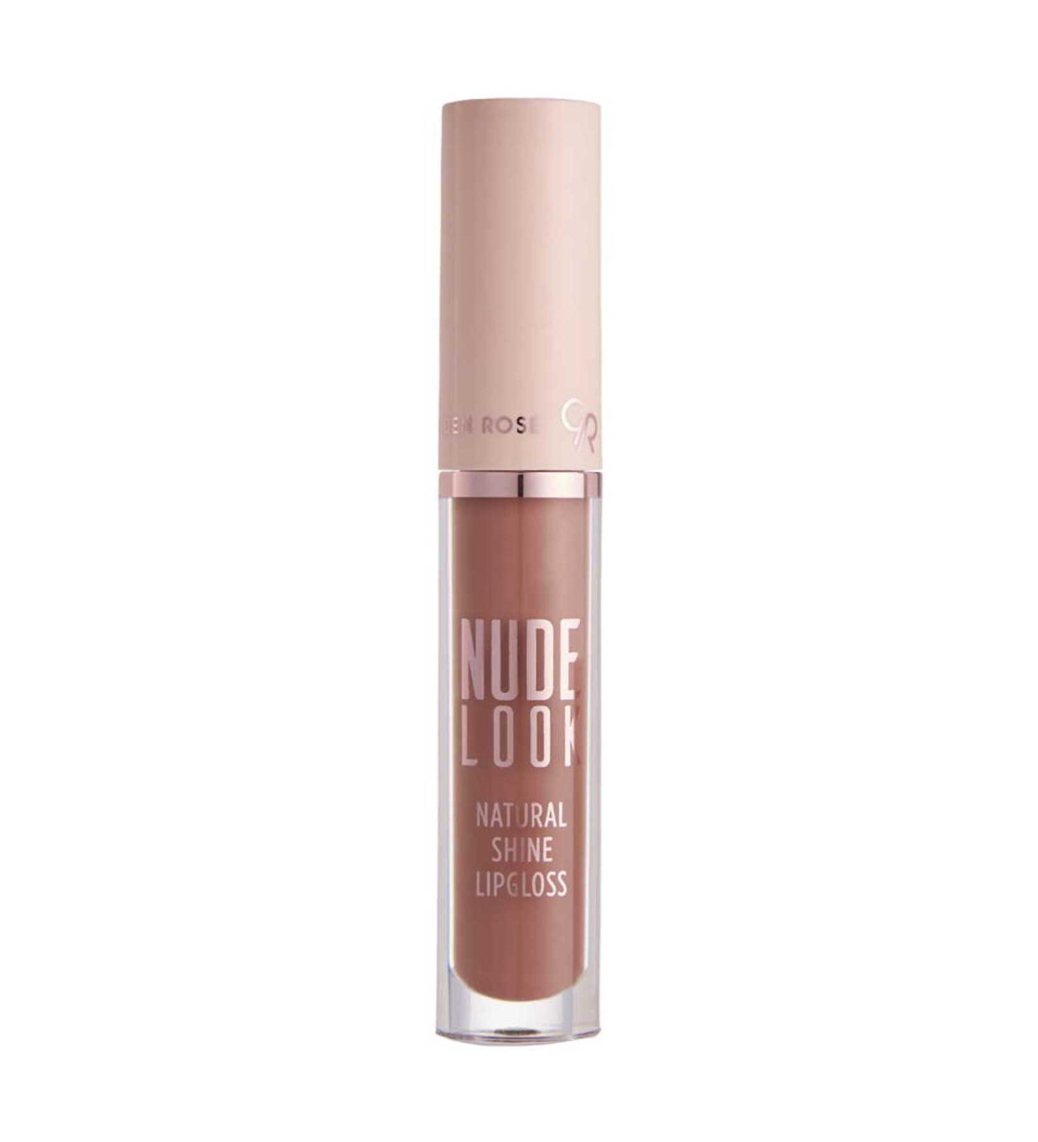 Golden Rose Nude Look Natural Shine Lipgloss 01 Nude Delight Natural Color Lip Gloss