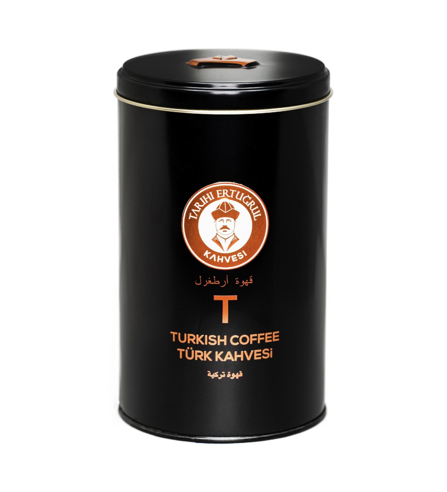 Historical Ertugrul Coffee Turkish Coffee Tin 250 G