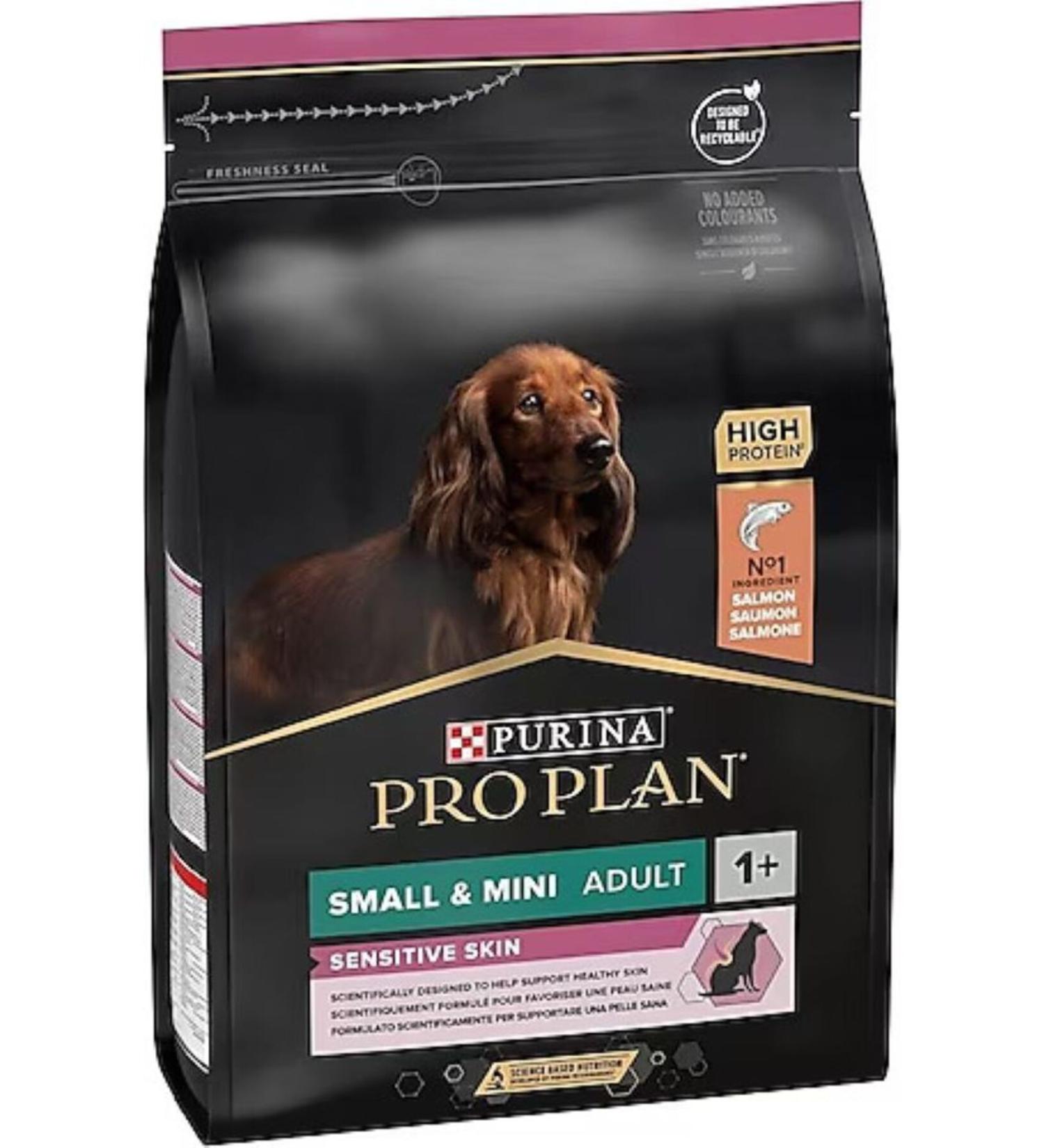 Purina Pro Plan Small & Mini Salmon Small Breed Adult Dog Food 3KG