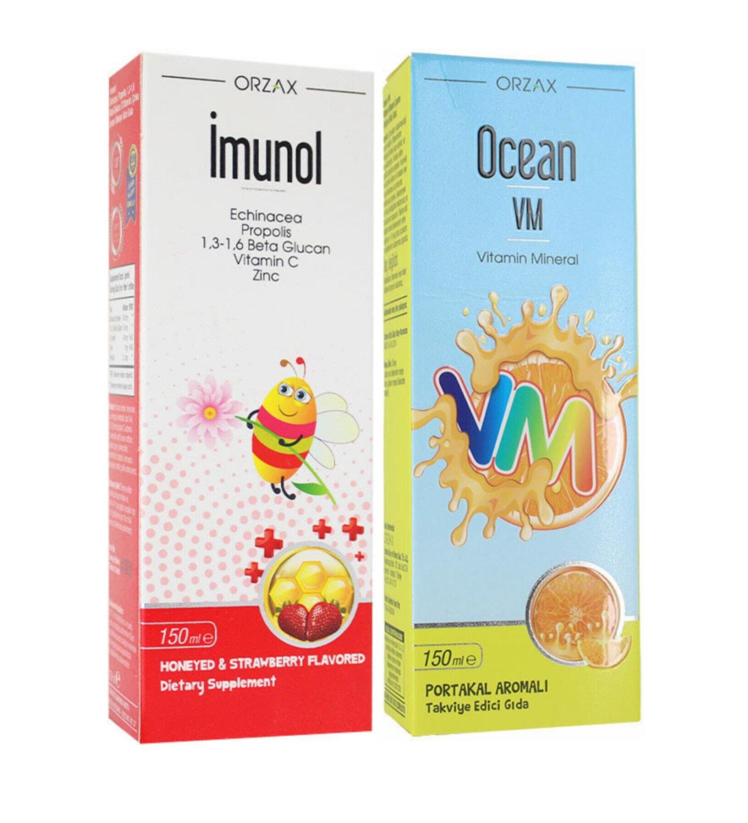 IMUNOL Ocean Syrup 150ml Ocean Vitamin Mineral Syrup 150ml Advantage Package
