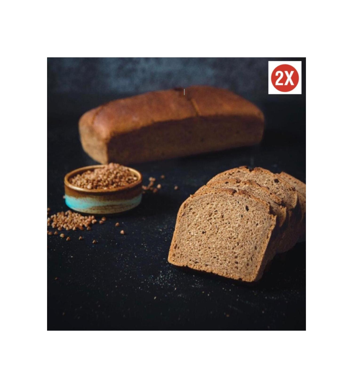 240 Degrees Sourdough Buckwheat Bread 800 gr X 2 Pieces