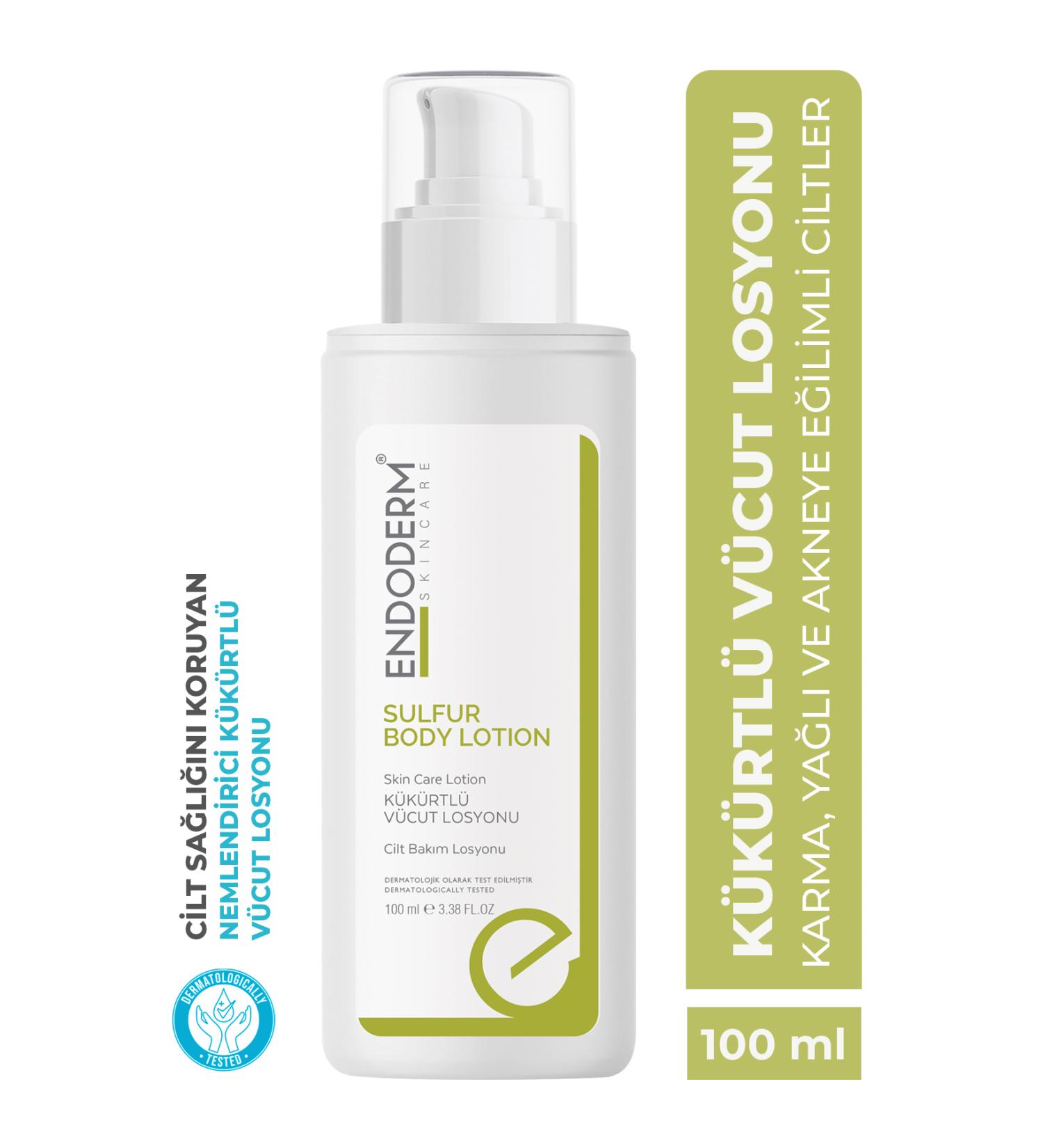 Endoderm Sulfur Body Lotion Sulfur Scabies Acne Effective Face and Body Lotion 100ml - Buy Online on GoSupps.com