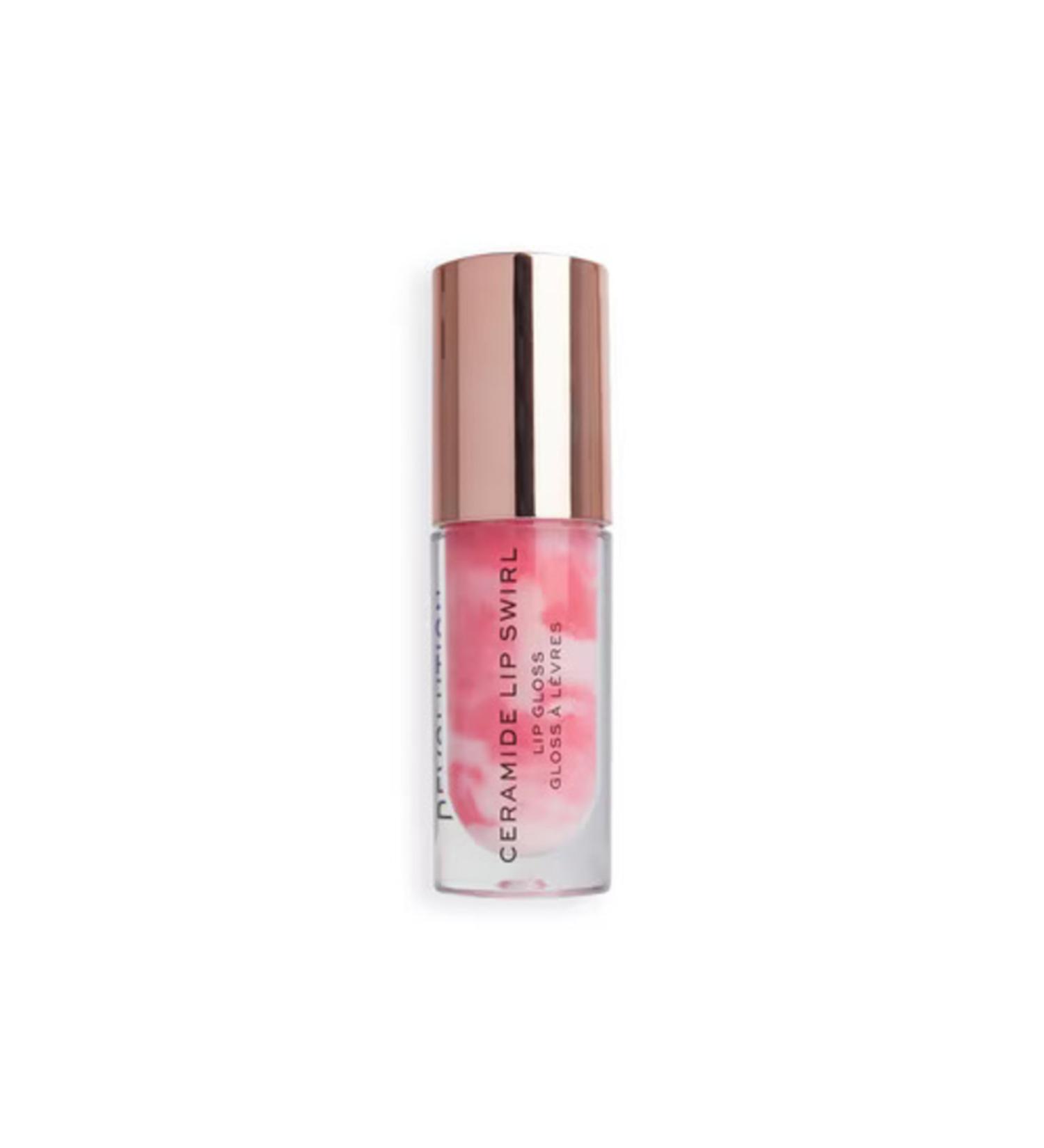 Revolution Swirl Ceramide Lip Gloss Soft Pink - Buy Online on GoSupps.com