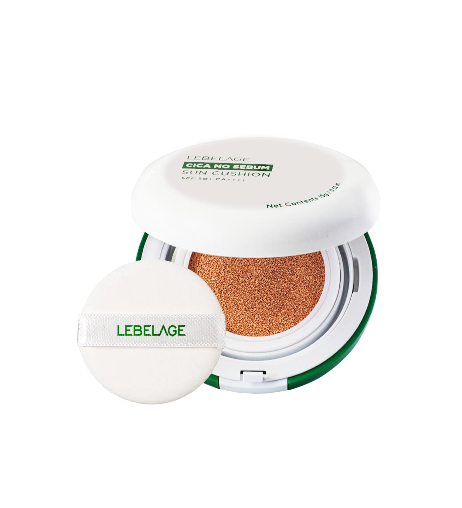 LEBELAGE Anti-Oily Concealer Sunscreen with Centella LEBELAGE NO Sebum Cushion SPF50+ pa++++ - Buy Online on GoSupps.com