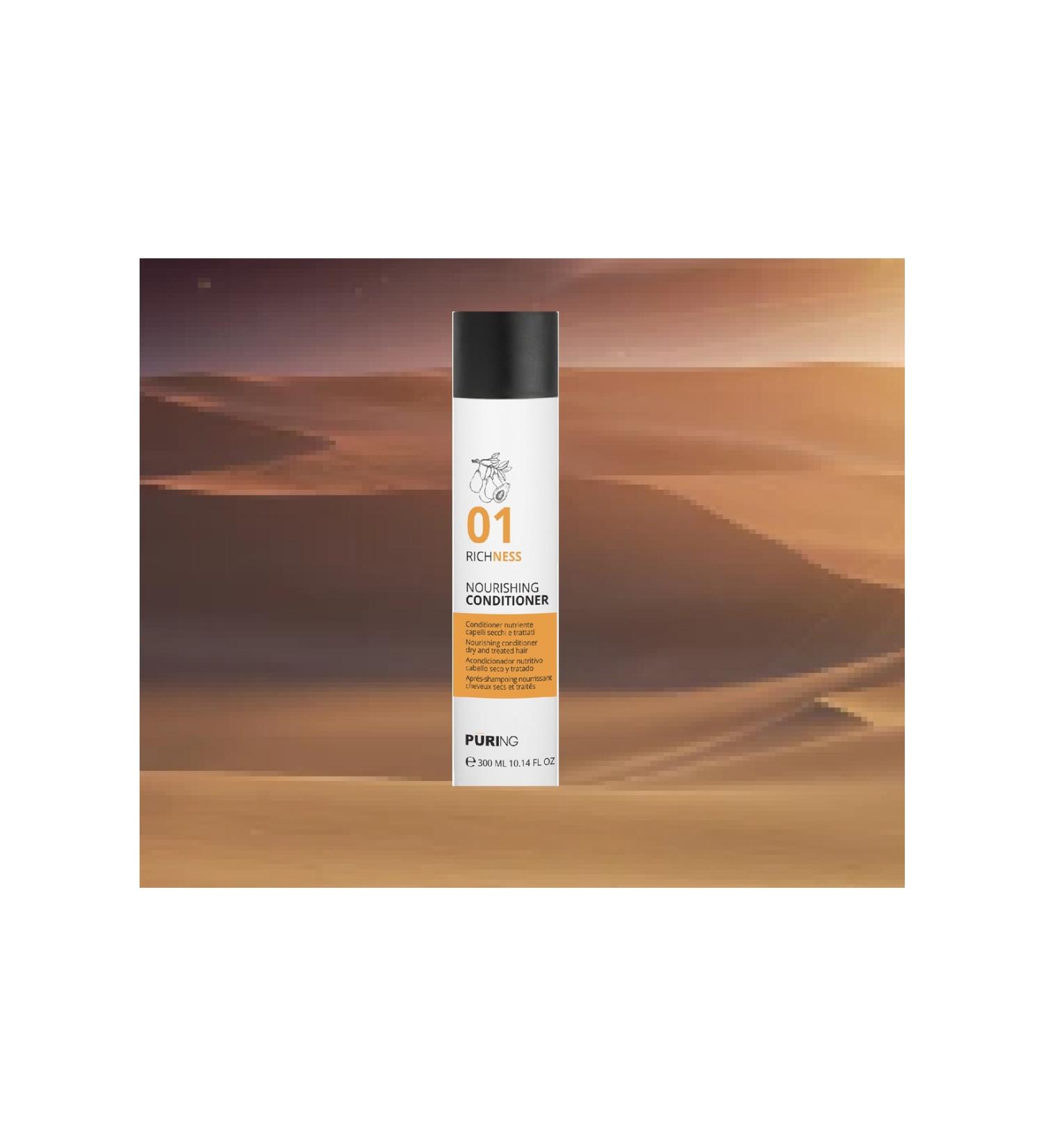 PURING -01 RICHNESS: Moisturizing Conditioner for Dry Hair 10.14 fl. self. ECBeauty.X498