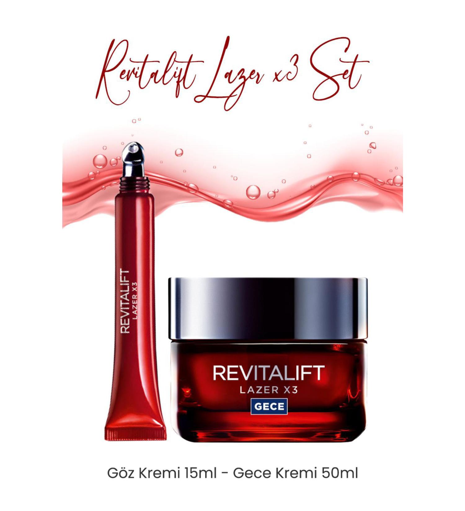 L'Oreal Paris Loreal Paris Revitalift Laser X3 Night and Eye Cream