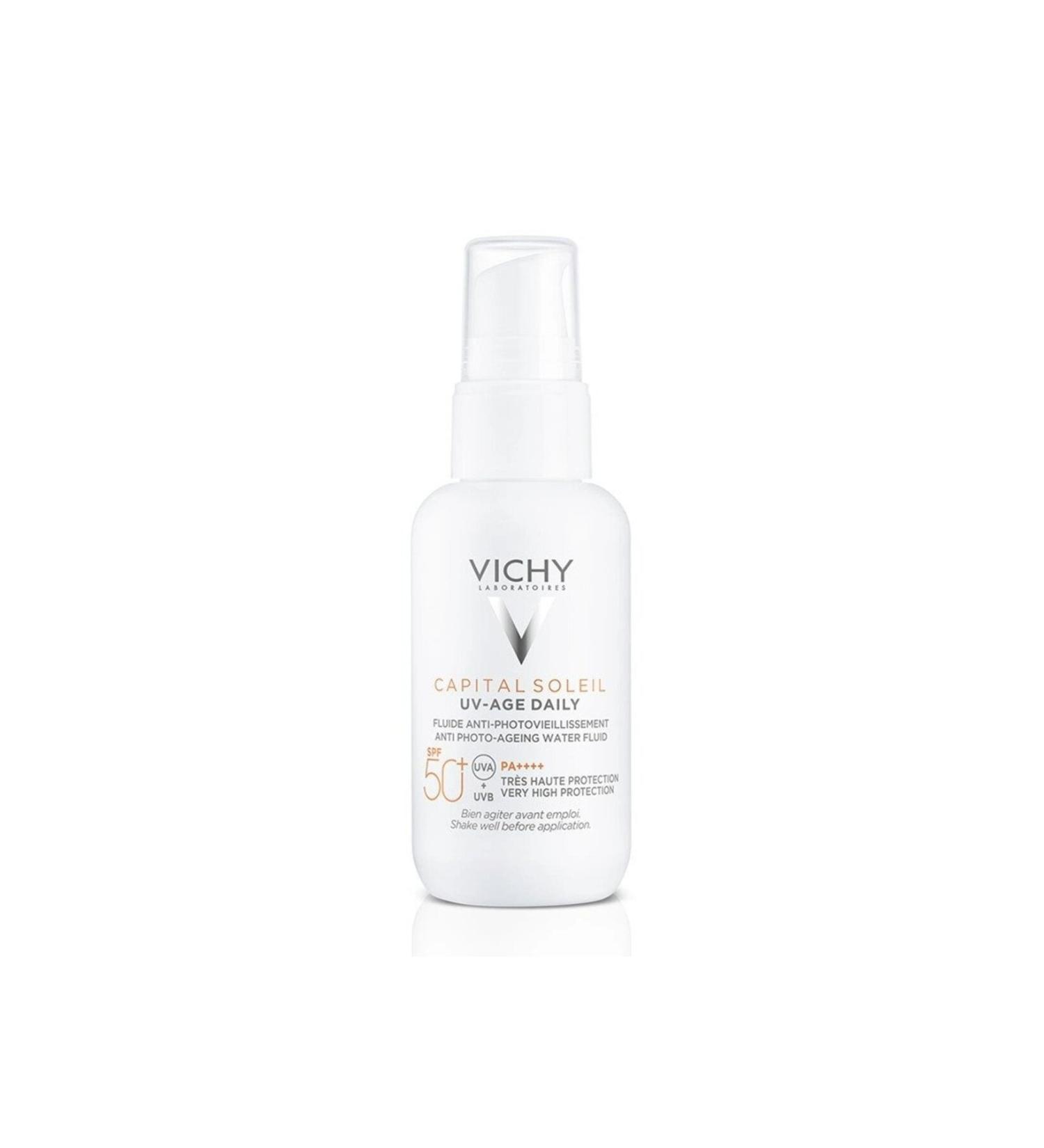 Vichy Capital Soleil UV SPF50 Protective Photo+Anti-Aging Sun Cream with Niacinamide 40 ml - Buy Online on GoSupps.com