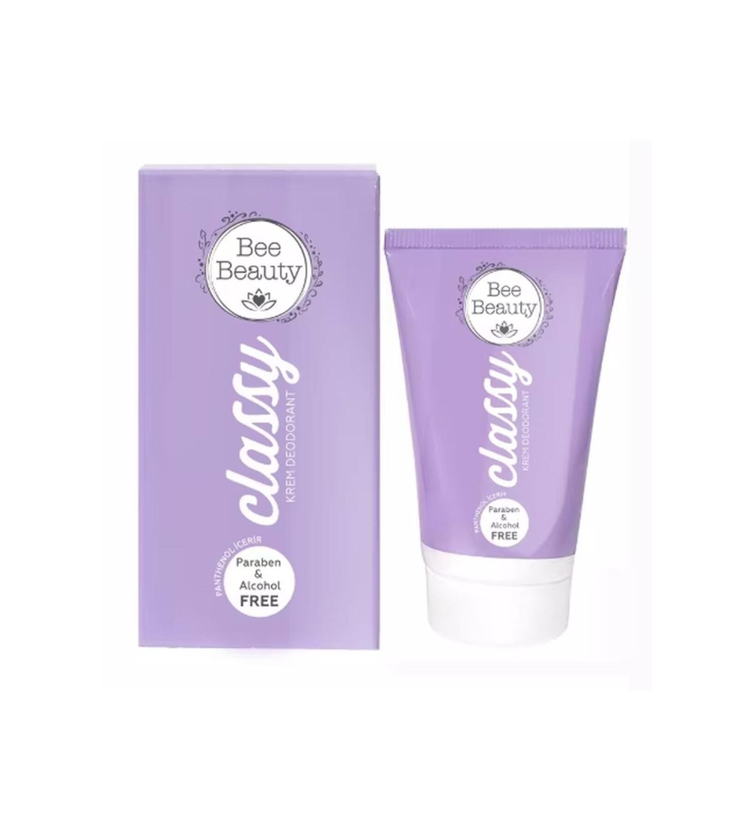 Bee Beauty Cream Deodorant Alcohol and Paraben Free Classy 35 Ml