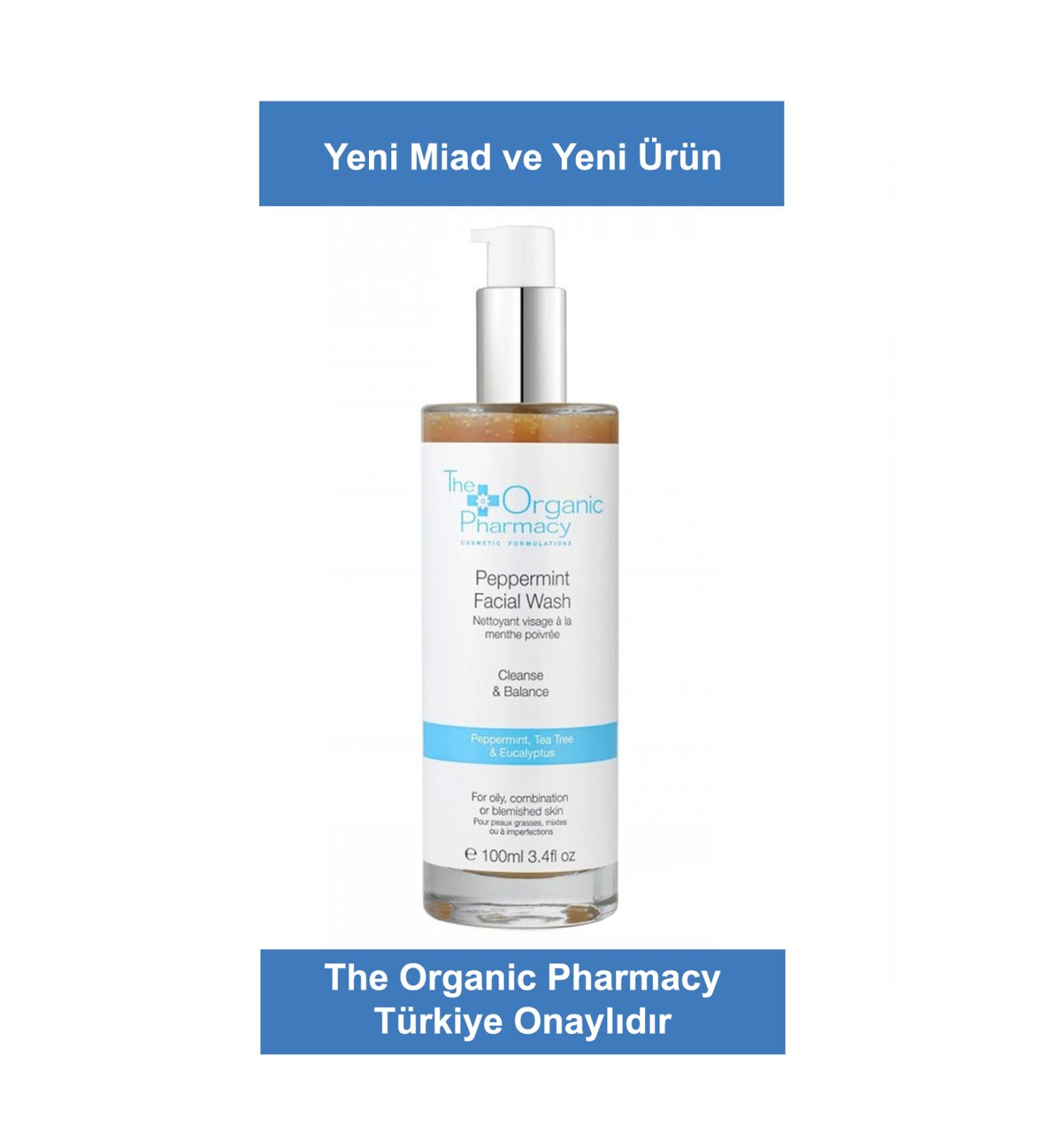 The Organic Pharmacy Peppermint Facial Wash 100ml (New Product Long Term)