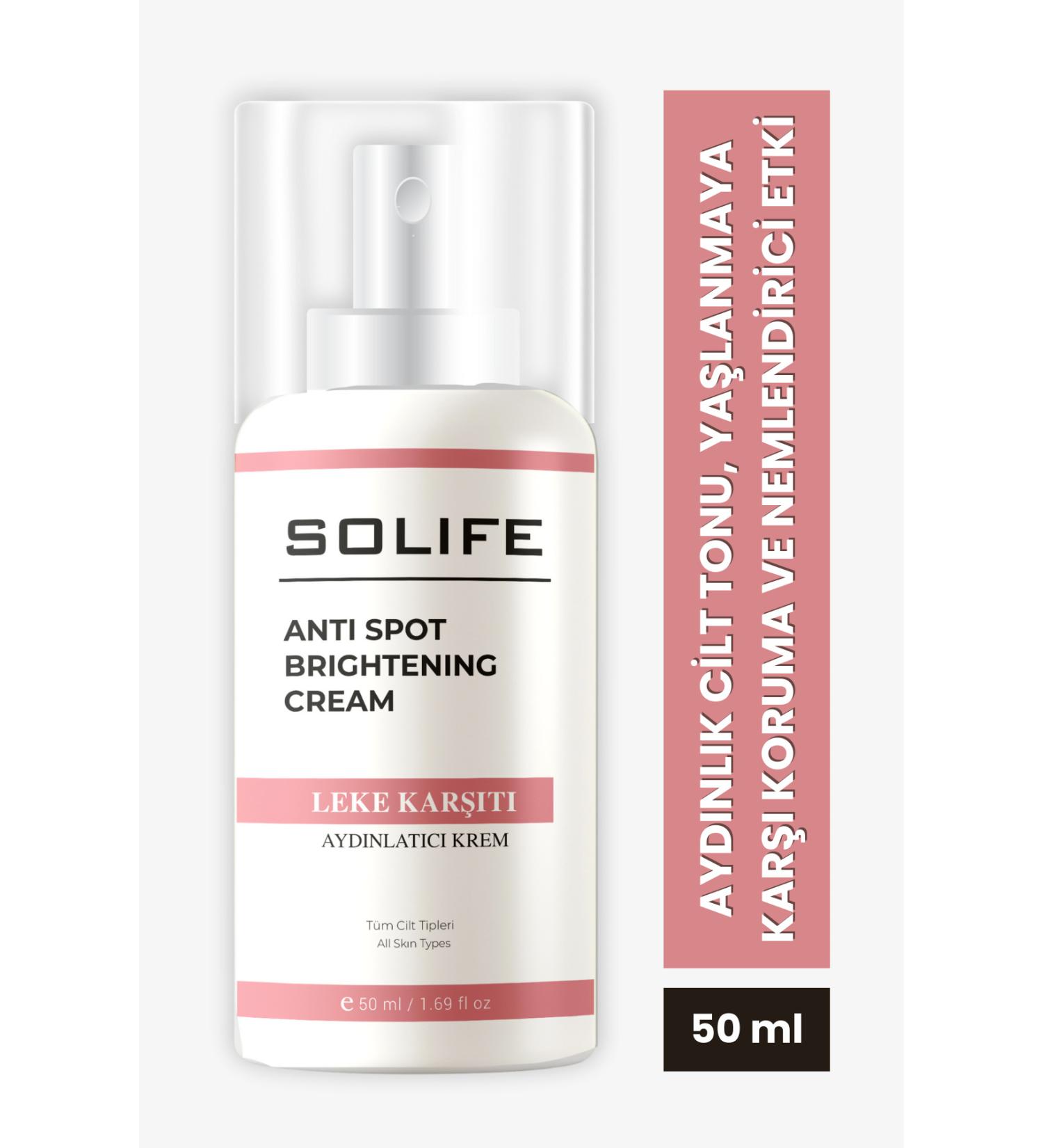 SOLIFE Anti Spot Anti-Blemish Brightening Cream 50 ml - Buy Online on GoSupps.com
