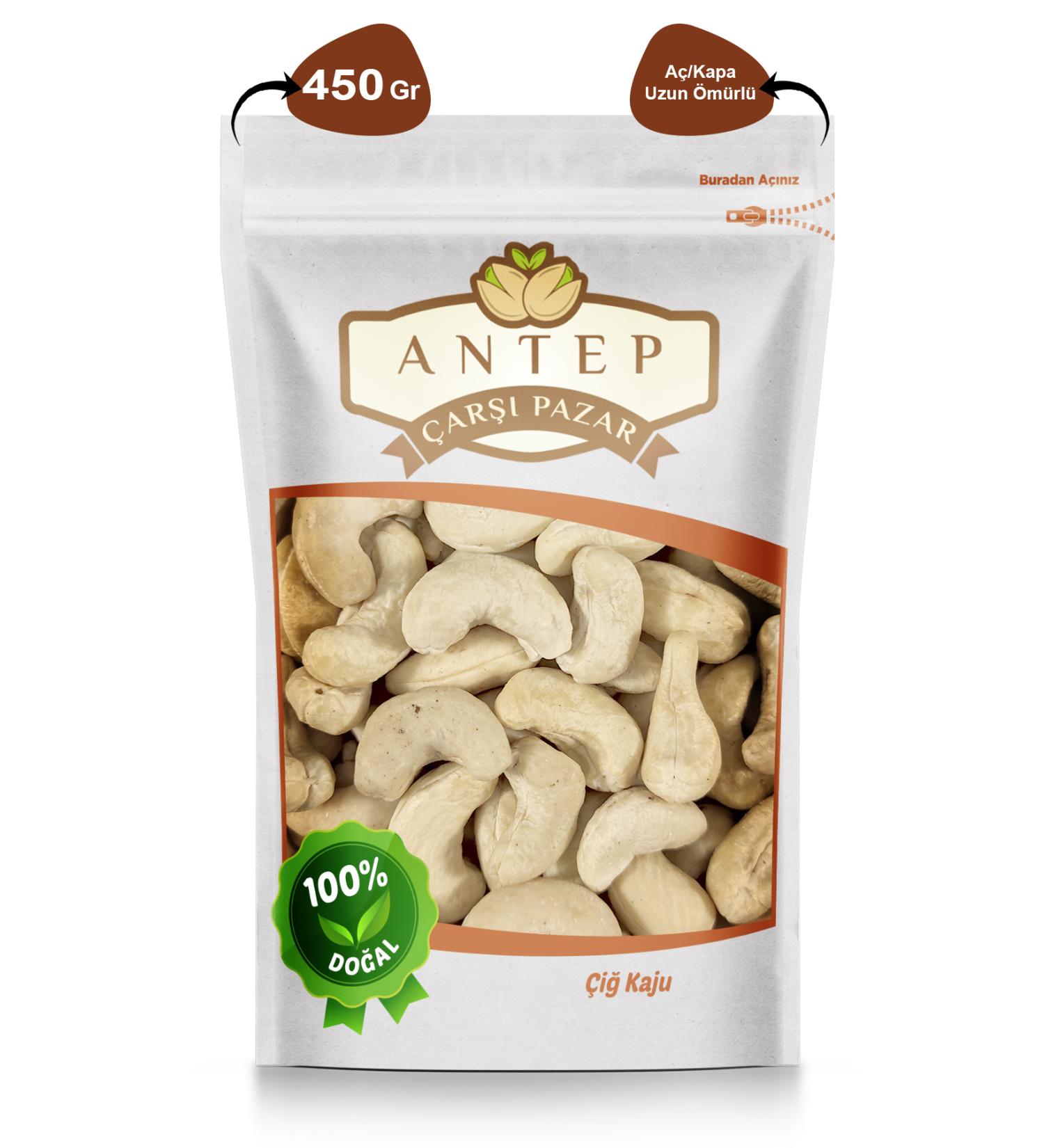 Antep Bazaar Market Raw Cashew Kernels | 450 Gr.