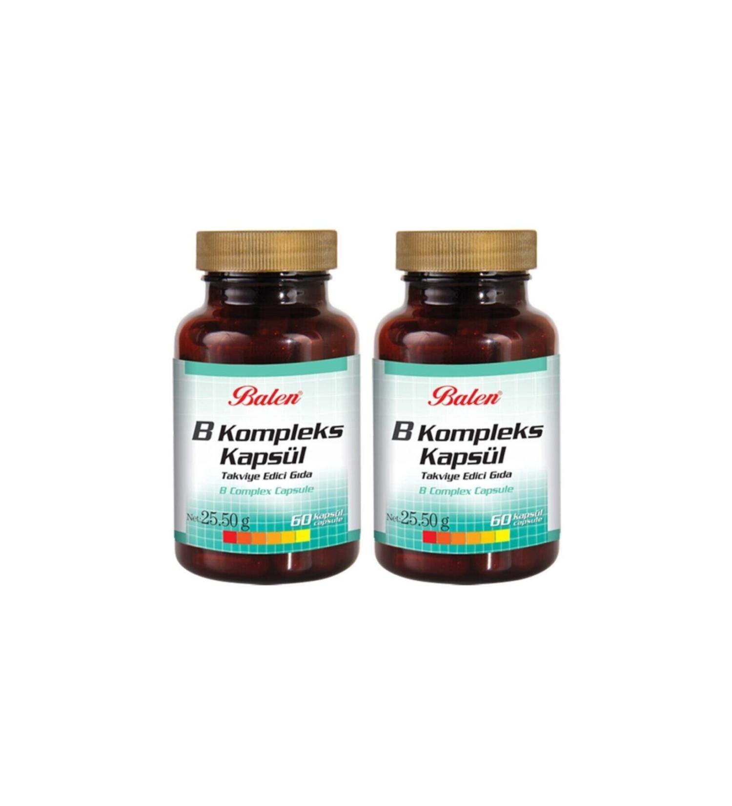 Balen B Complex 60 Capsules X 2 Pieces