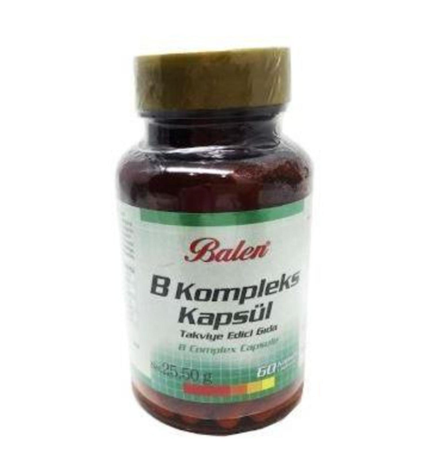 Balen Vitamin B Complex 425 Mg 60 Capsules
