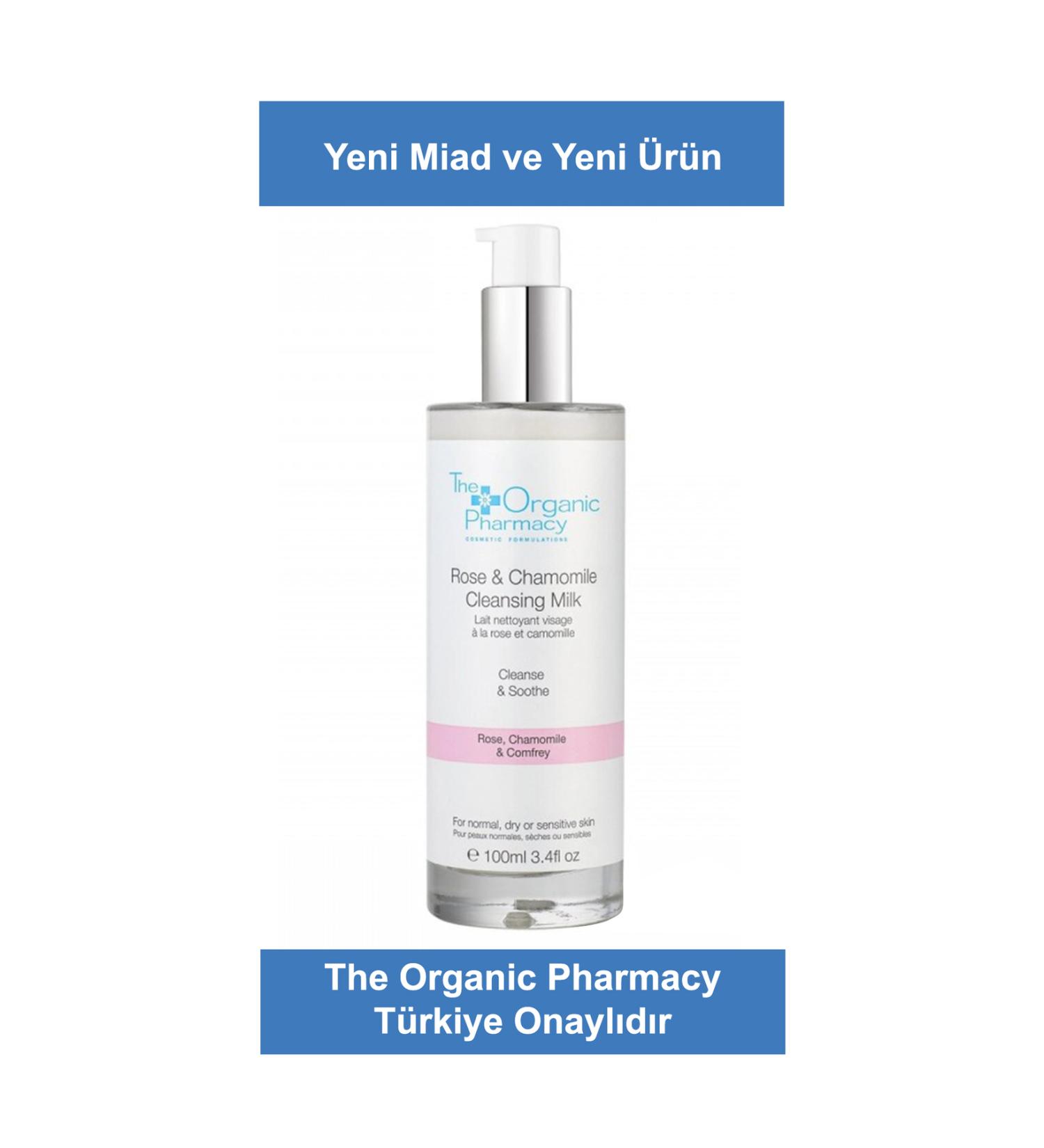 The Organic Pharmacy Rose & Chamomile Cleansing Milk 100ml (New Product Long Term)