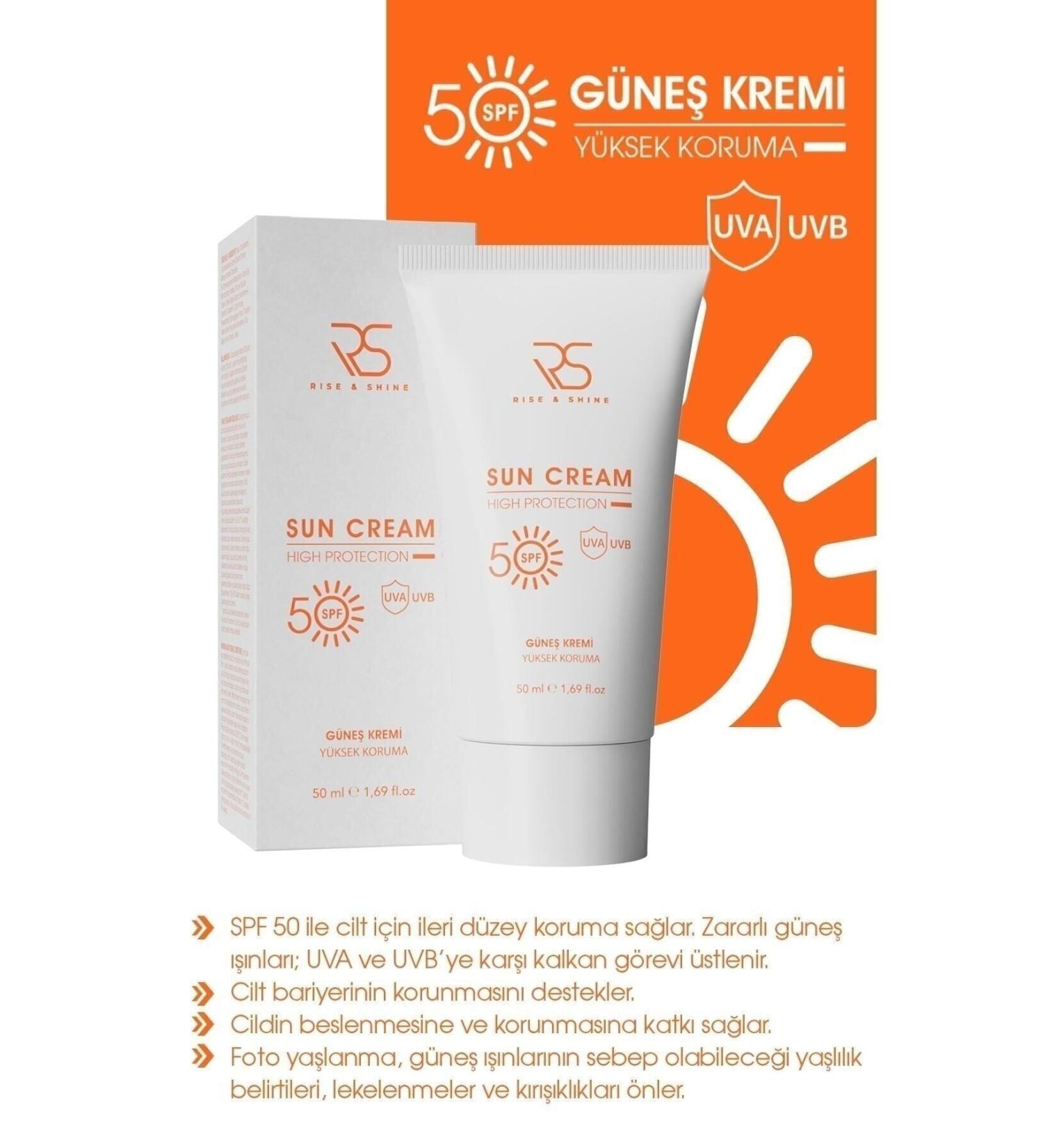 Rise and Shine Sun Cream Spf 50+ - 50 Ml - Buy Online on GoSupps.com