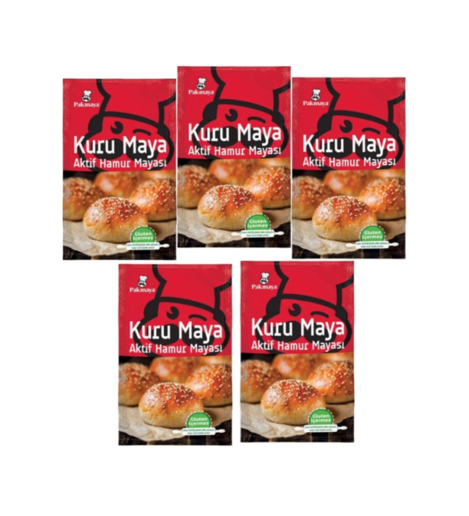 Pakmaya Active Dry Yeast 100 gr X 5 Pieces