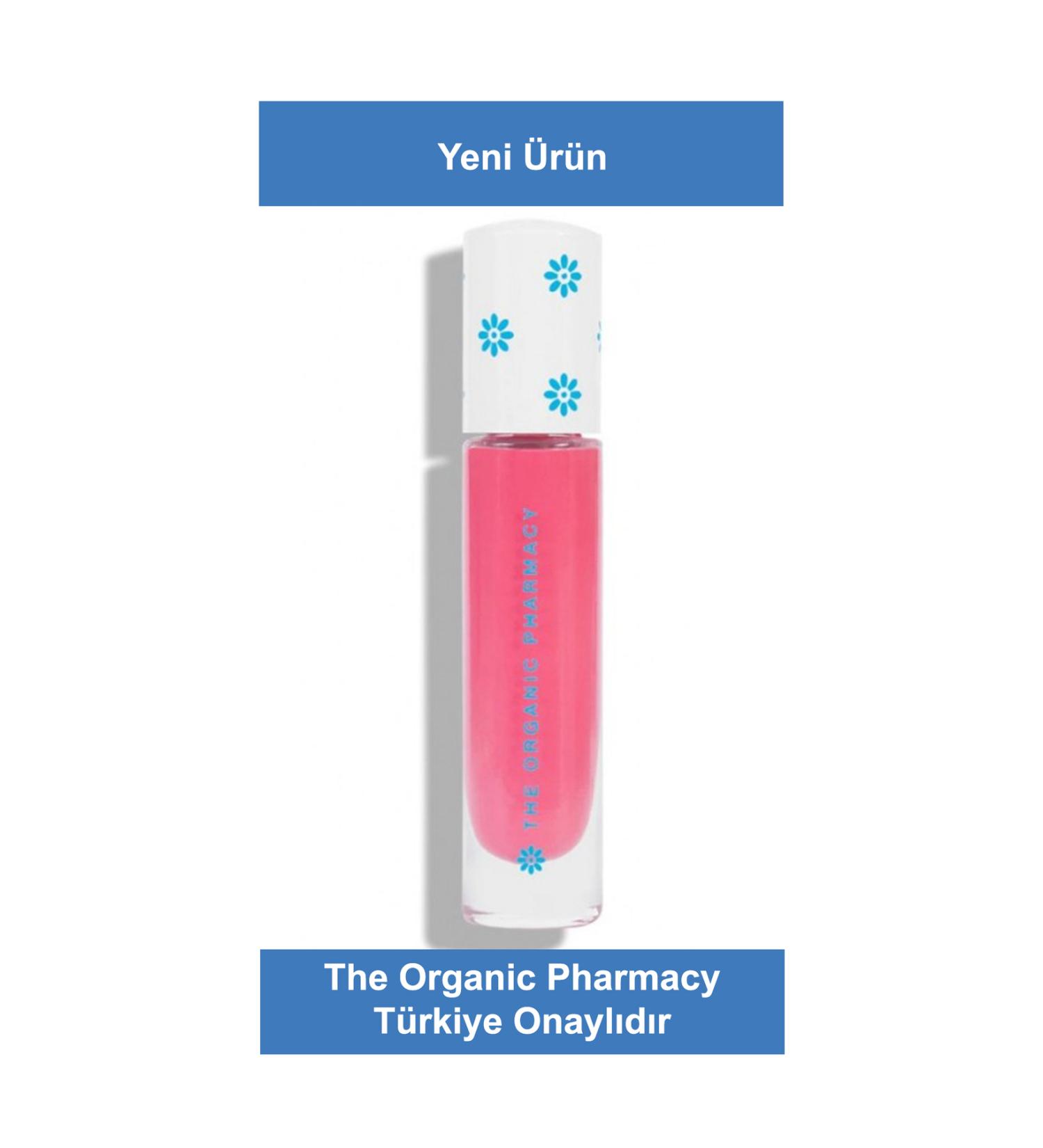 The Organic Pharmacy No Lipgloss Volumising Balm Gloss Pink 5ml (New Product Long Expiry)