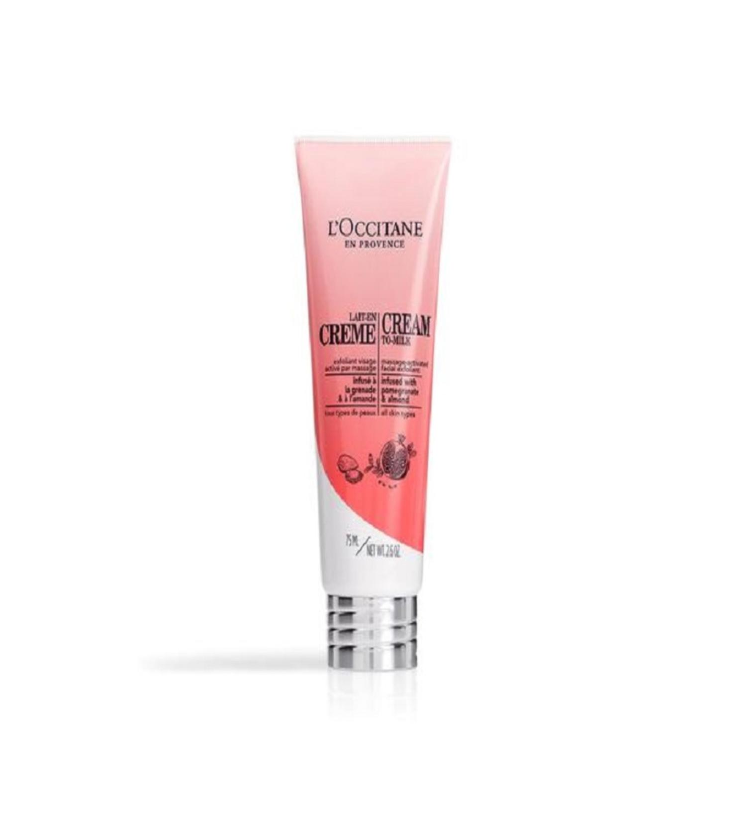 L'Occitane Infusions Cream to-Milk Facial Exfoliator - Infusions Cream Facial Peeling 75ml