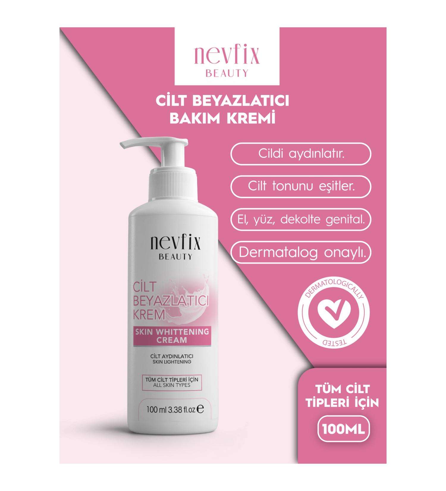 Nevfix Beauty Skin Whitening and Brightening 100 Ml Cream - Buy Online on GoSupps.com