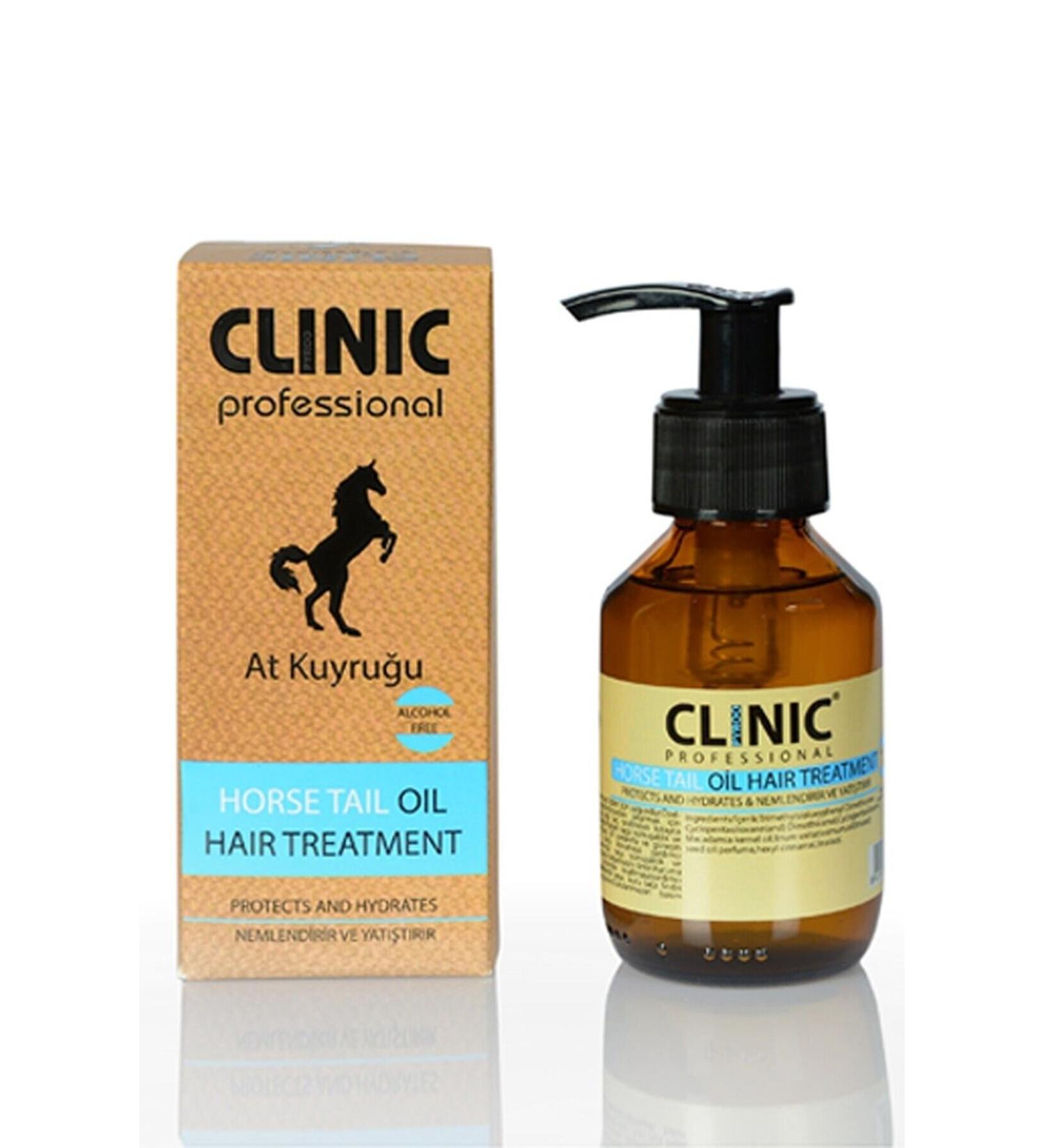Clinic Pyroo Hair Leave-In Horsetail Care Oil 100 ml - Lwsatkuyru u