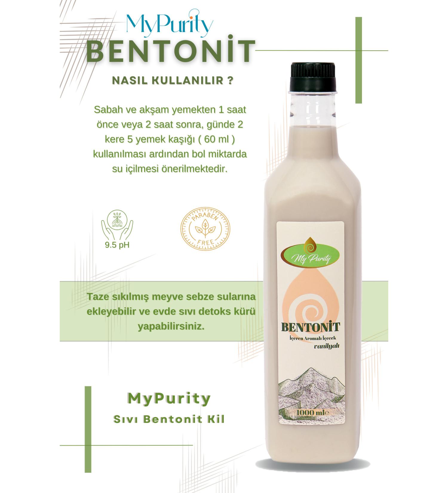 MyPurity Bentonite Clay Drinkable Liquid Montmorillonite Mineral Calcium 1 Liter 1000 Ml - Buy Online on GoSupps.com