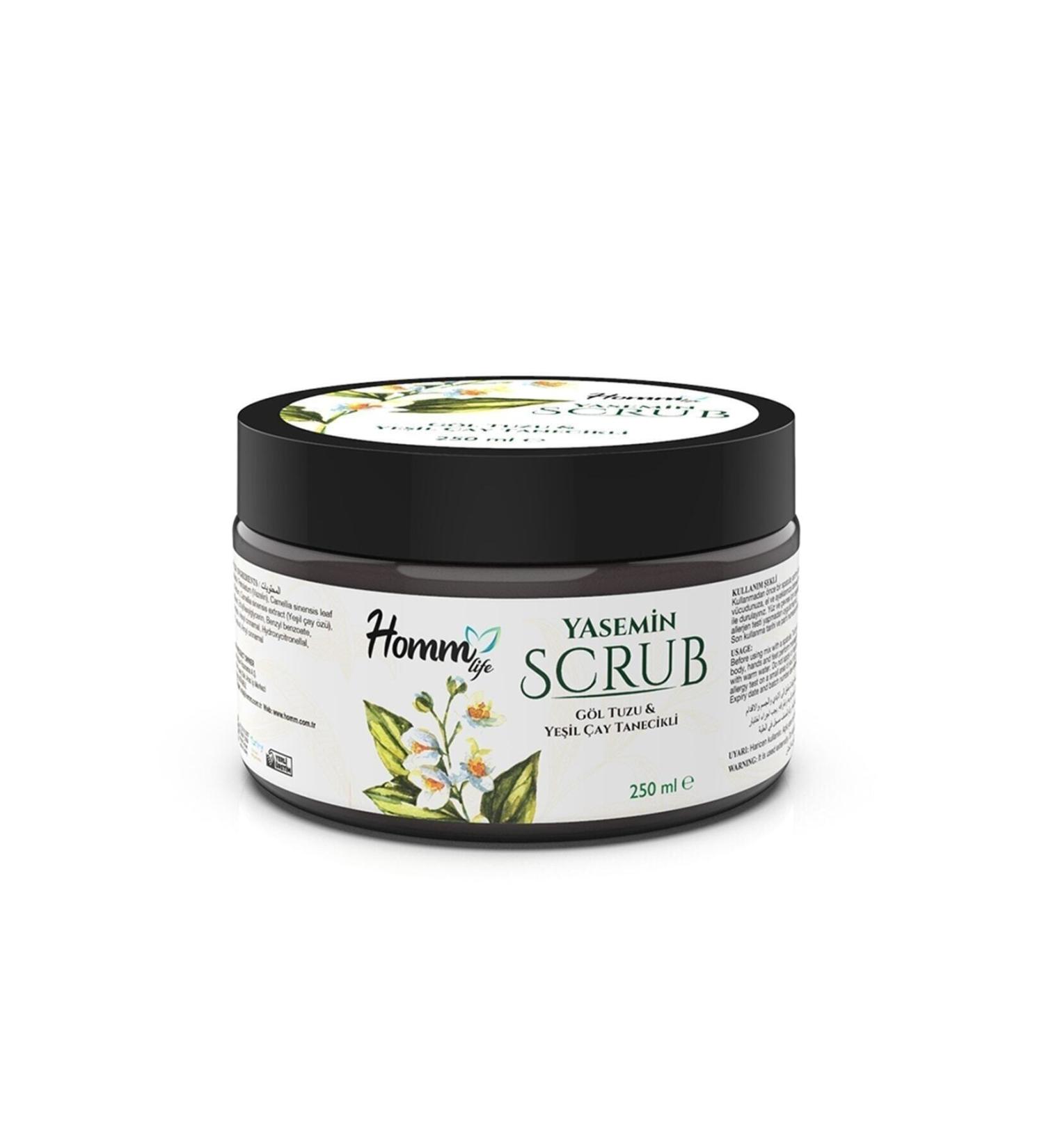 Homm Life Homm Life Jasmine Green Tea Herbal Grain Scrub 250 Ml
