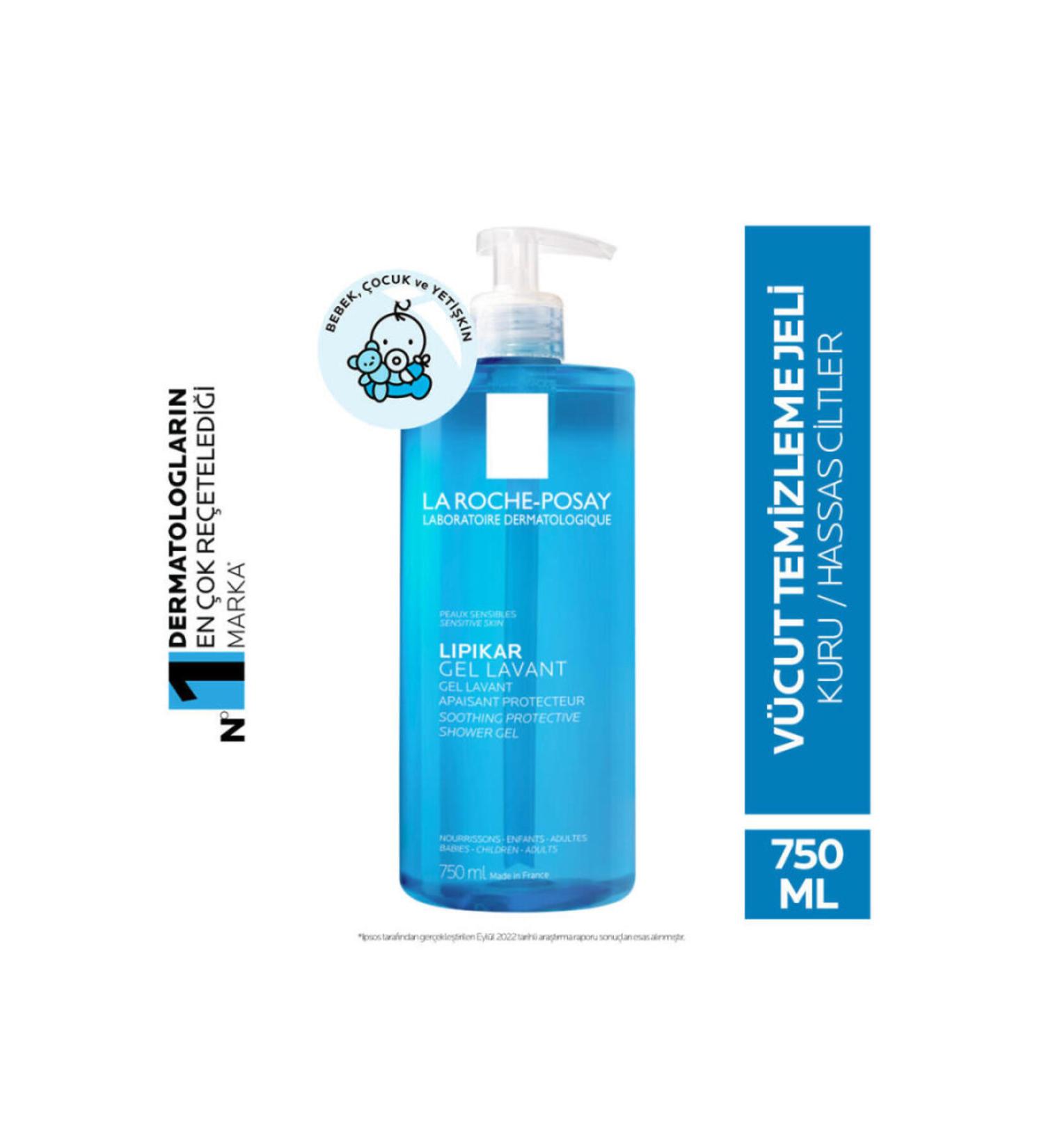 La Roche Posay - Shower Gel 750ml Lipikar Gel Lavender Shower Gel