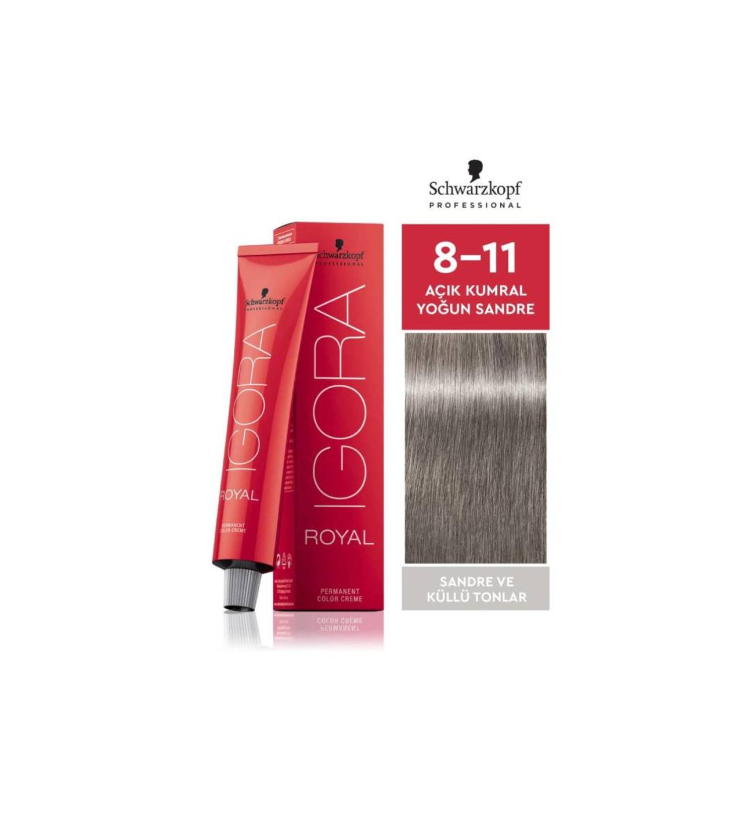 Igora Igora Royal Ash Tones 8-11 Light Blonde Intense Sandre Hair Dye 60ml