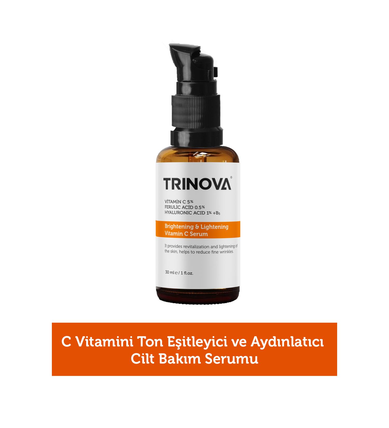 Trinova Brightening & Lightening Vitamin C Serum - Buy Online on GoSupps.com