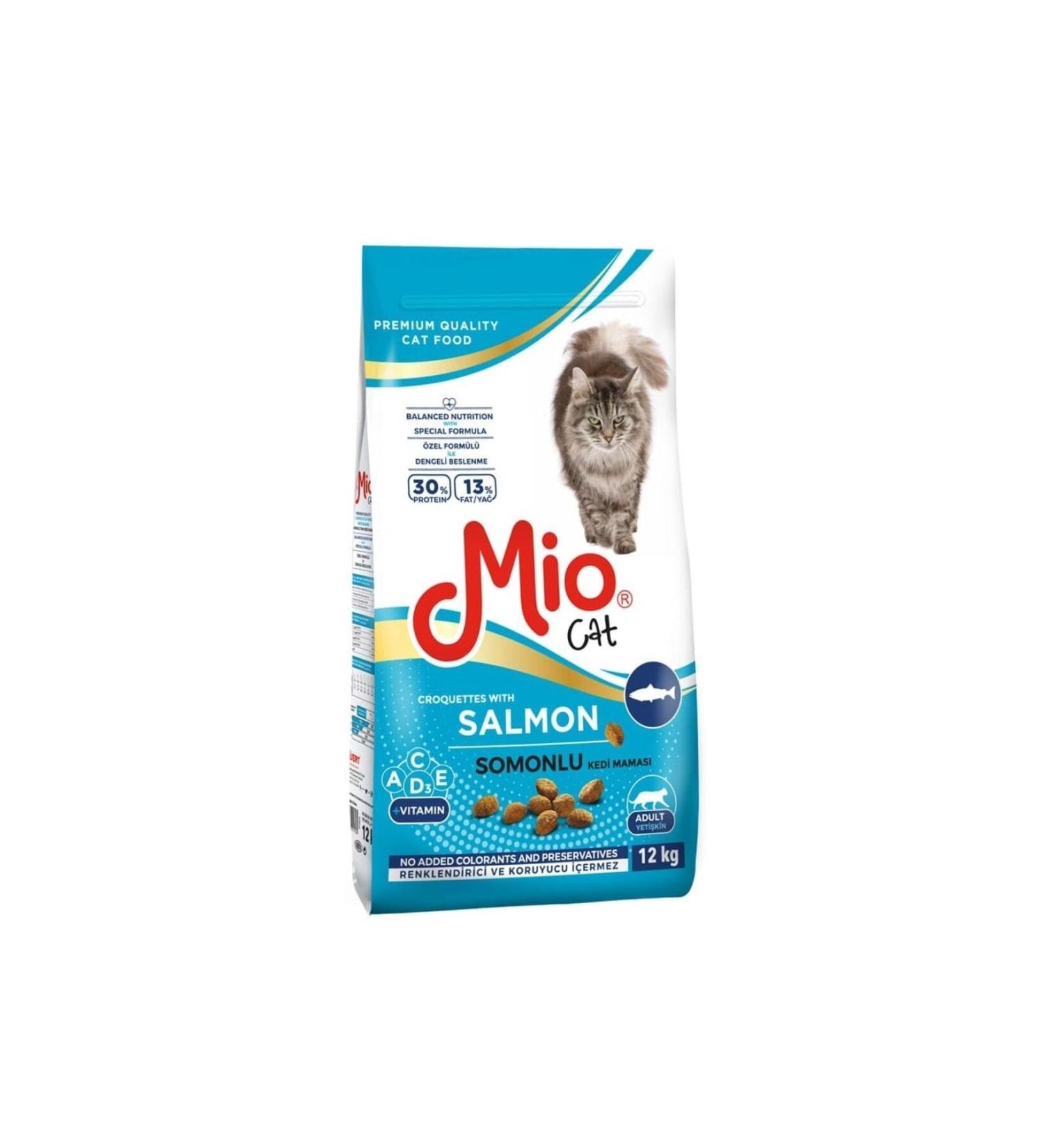 Mio Dry Food - 12 Kg Cat - Salmon