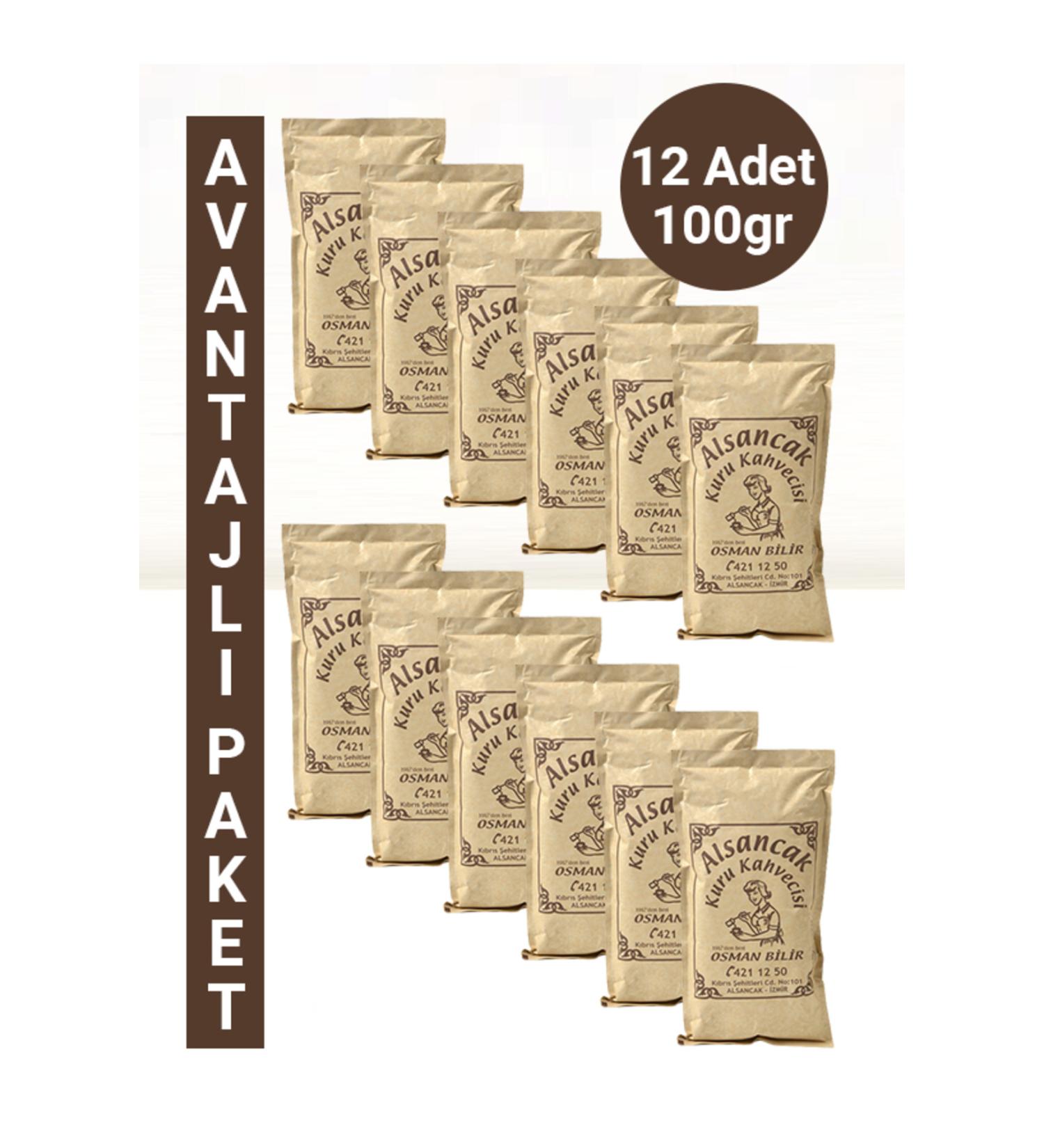 Alsancak Kuru Kahvecisi Since 1967 Medium Roast Turkish Coffee 12-pack 100gr - Buy Online on GoSupps.com
