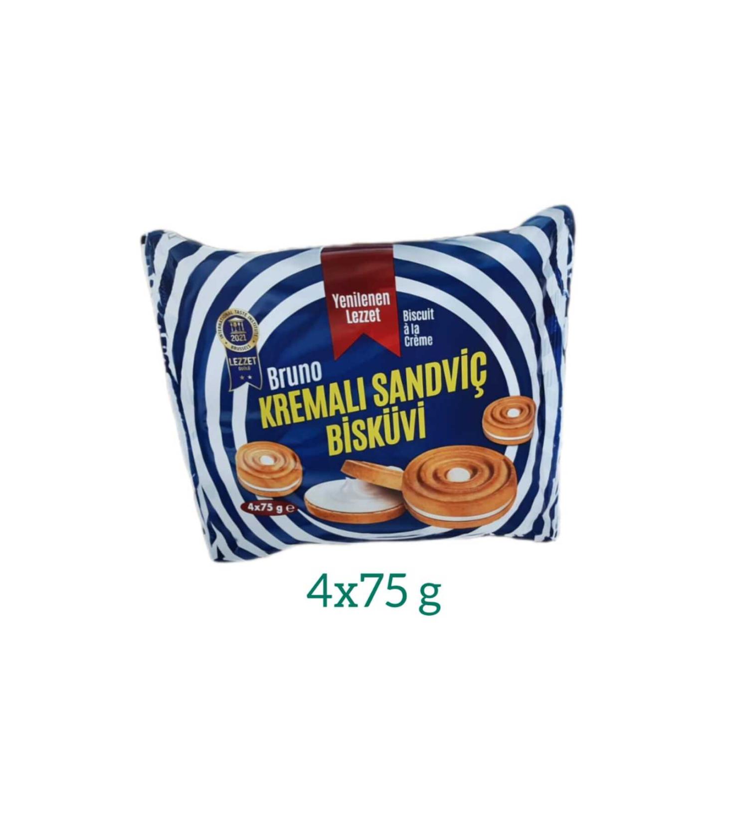 Buono CREAMY SANDWICH BISCUITS (4*75GR) 18 PIECES